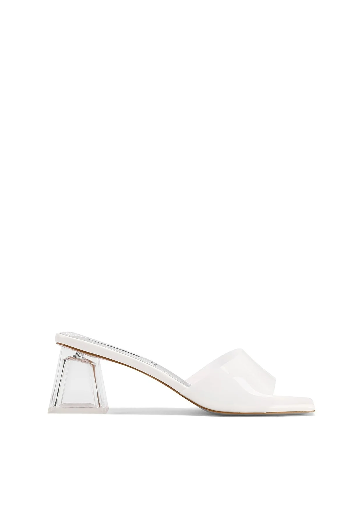 Sandali mule con tacco geometrico trasparente ZM9604 - Image 16