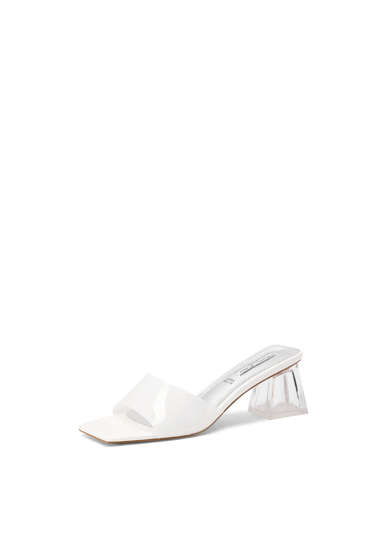 Sandali mule con tacco geometrico trasparente ZM9604 - Image 17