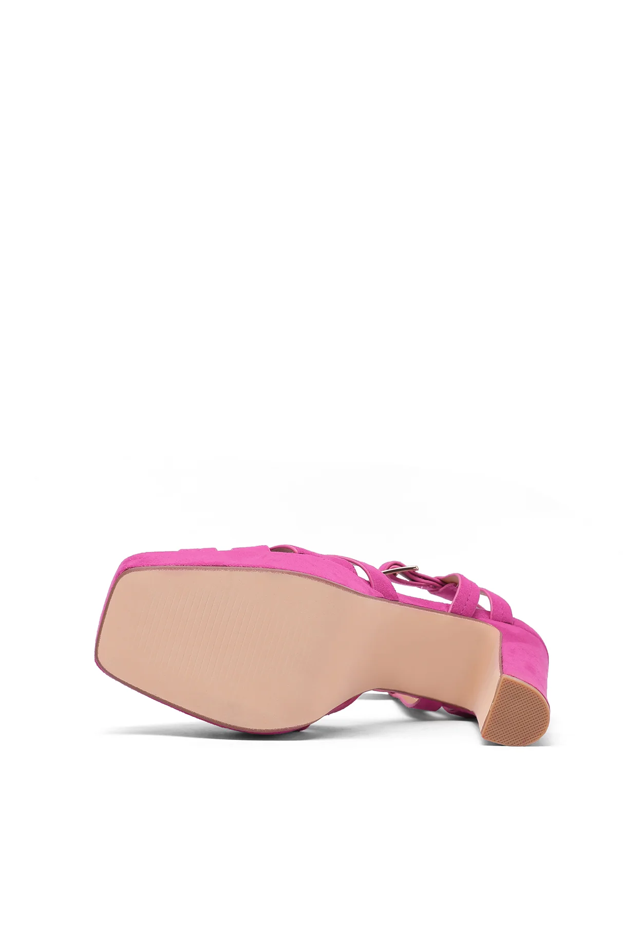 Sandali platform neri con fasce incrociate e tacco alto ZM9620 - Image 13