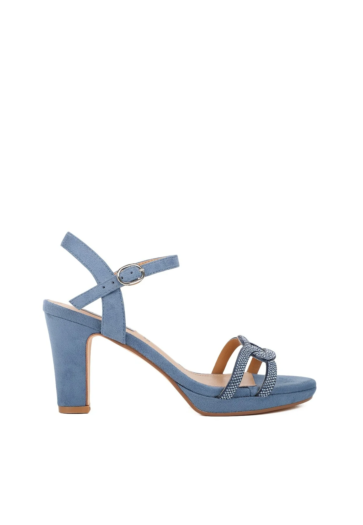 Sandali eleganti con intreccio glitter e tacco sottile ZM9636 - Image 16