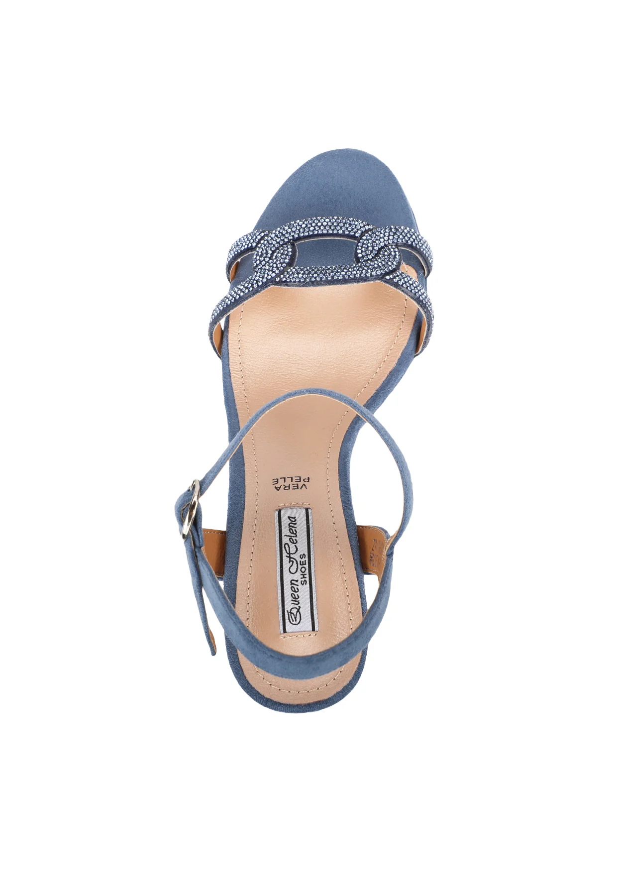 Sandali eleganti con intreccio glitter e tacco sottile ZM9636 - Image 19