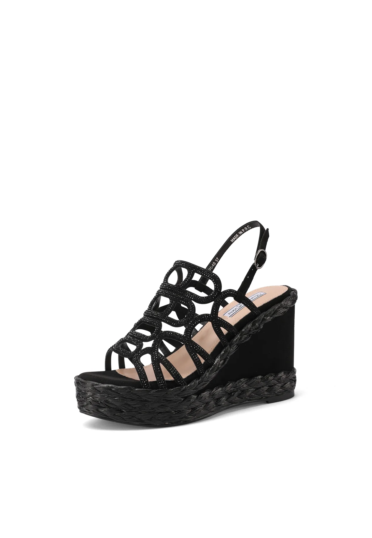 Sandali eleganti con dettagli gioiello e tacco largo ZM9648 - Image 17