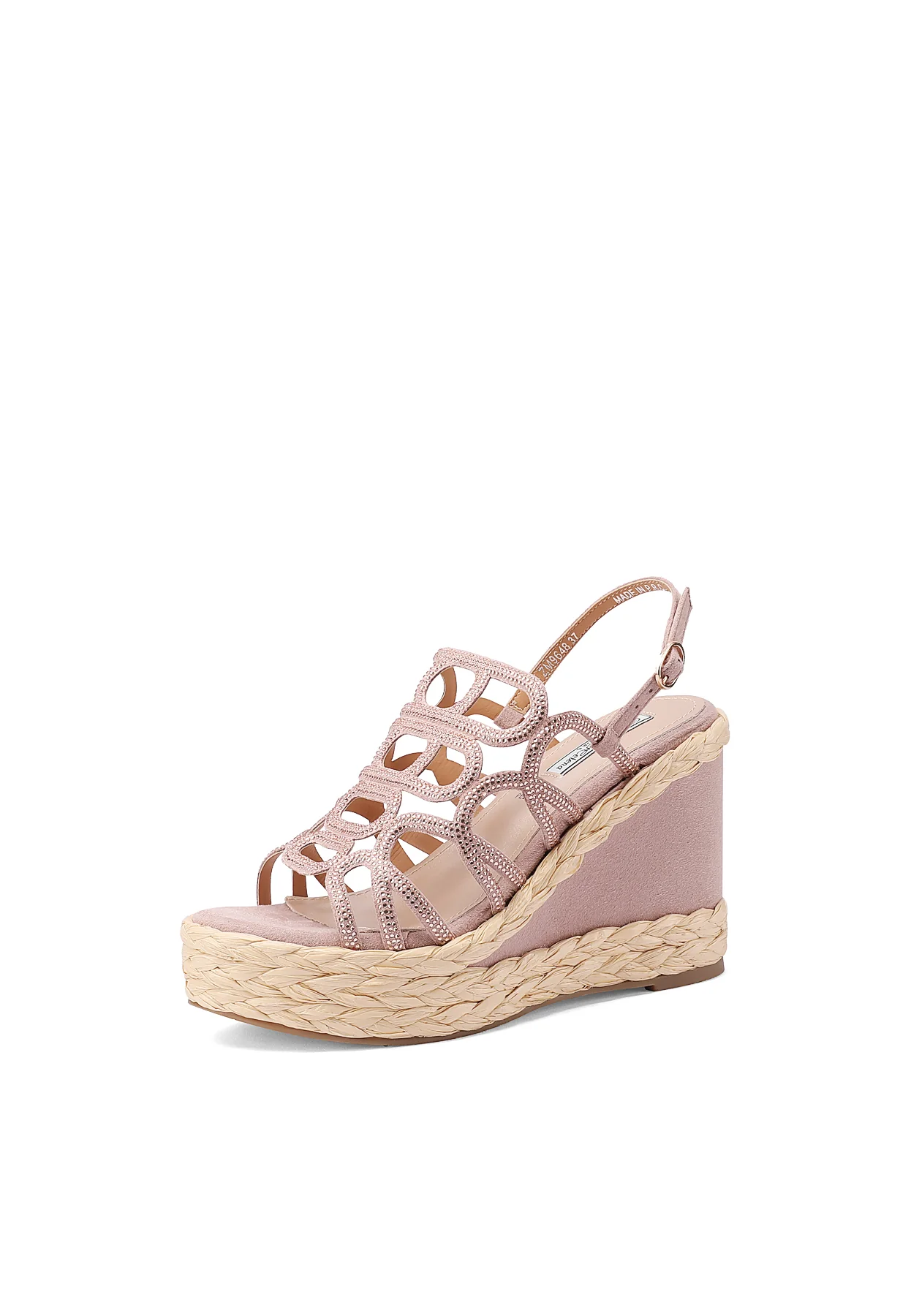 Sandali eleganti con dettagli gioiello e tacco largo ZM9648 - Image 3