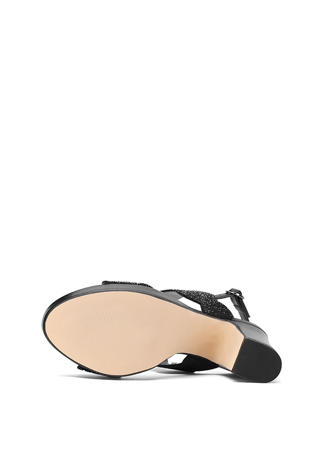 Sandali gioiello con strass ondulati e tacco largo ZM9655 - Image 13