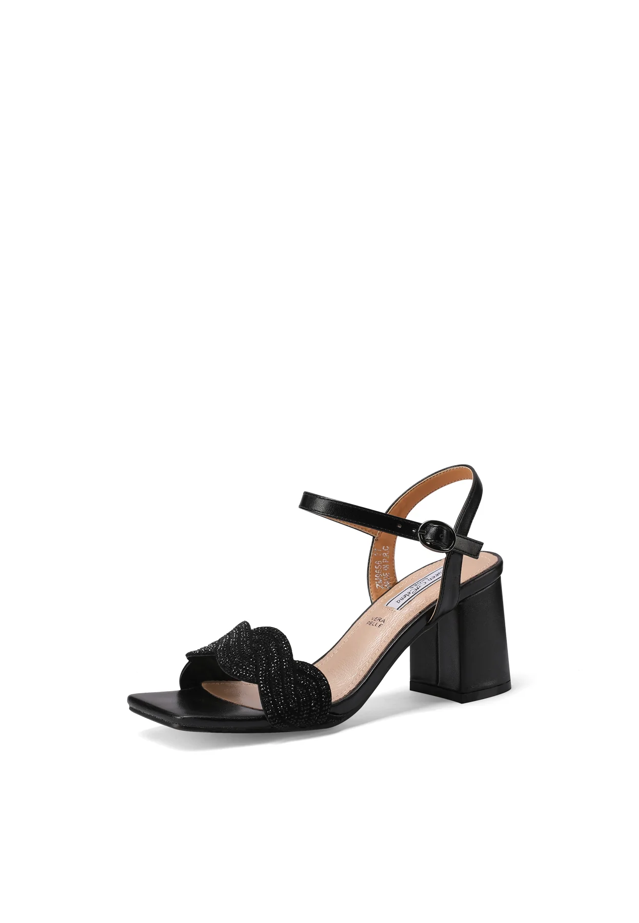 Sandali eleganti con dettagli gioiello e tacco largo ZM9656 - Image 19