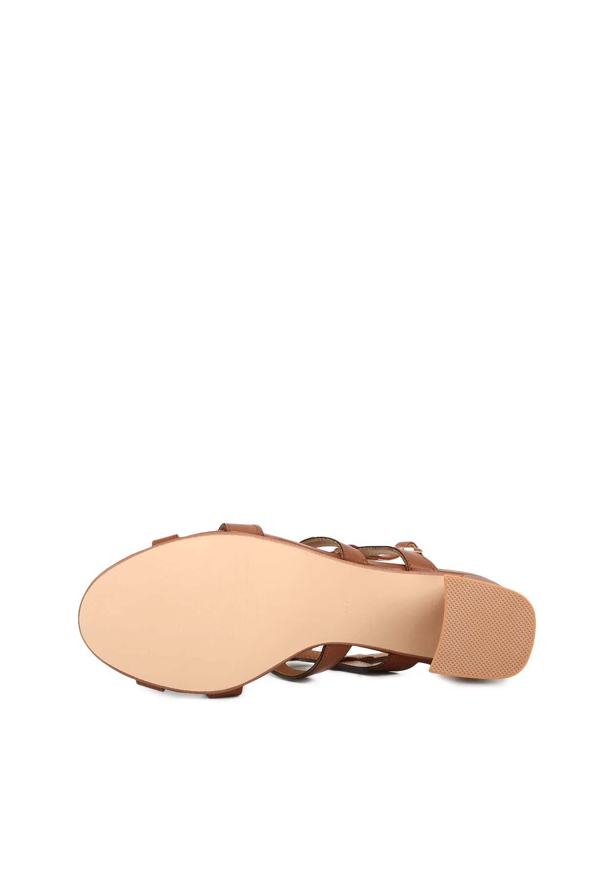 Sandali con fasce geometriche e tacco largo ZM9664 - Image 10