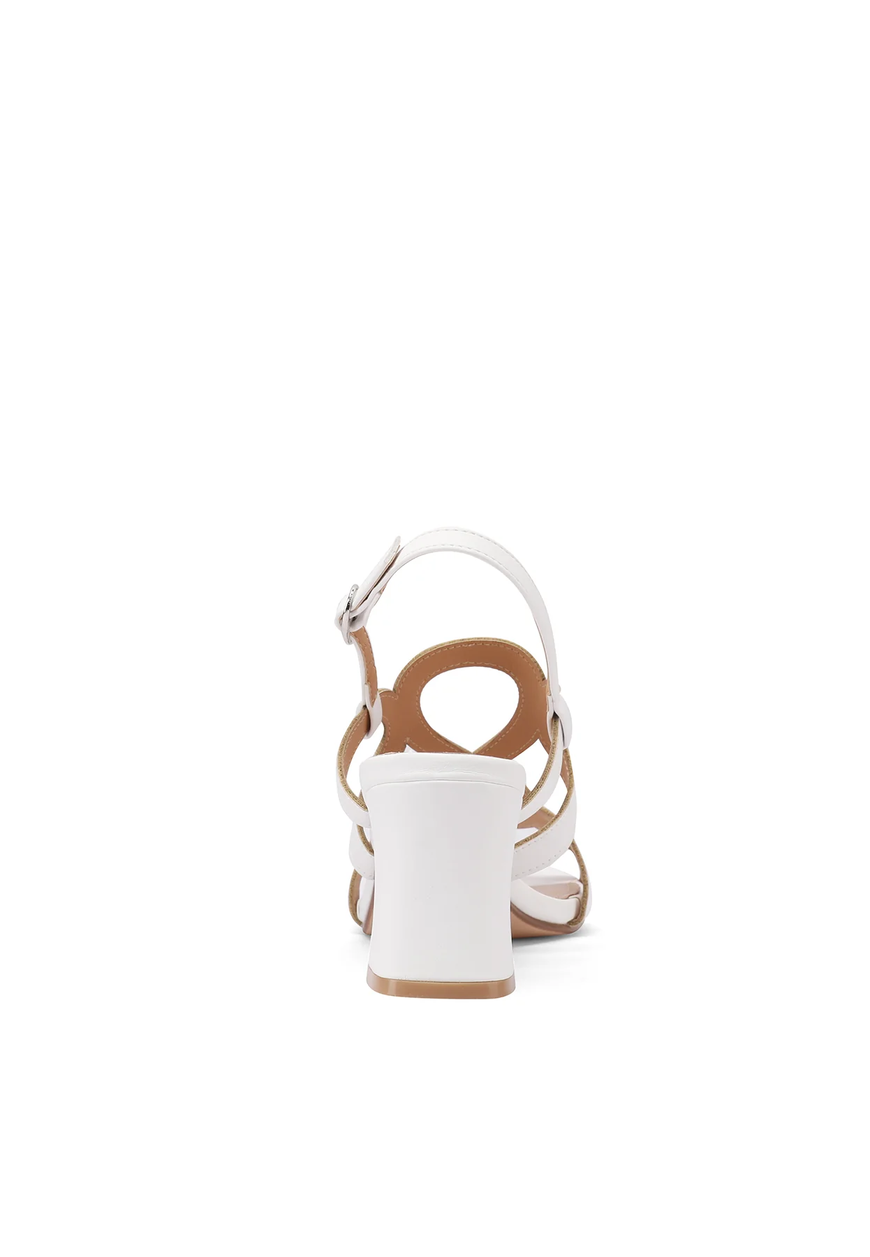 Sandali con fasce geometriche e tacco largo ZM9664 - Image 16