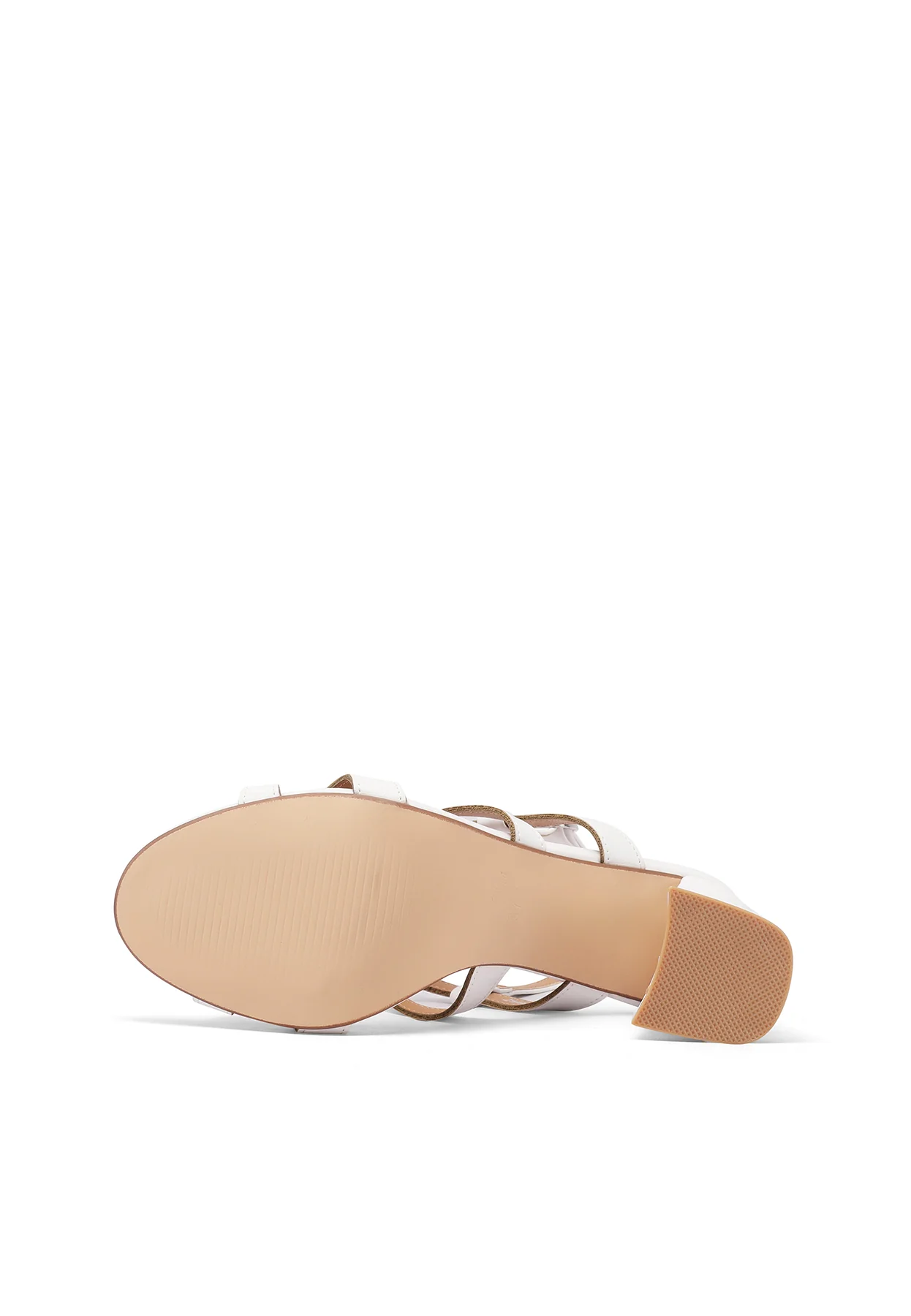 Sandali con fasce geometriche e tacco largo ZM9664 - Image 19