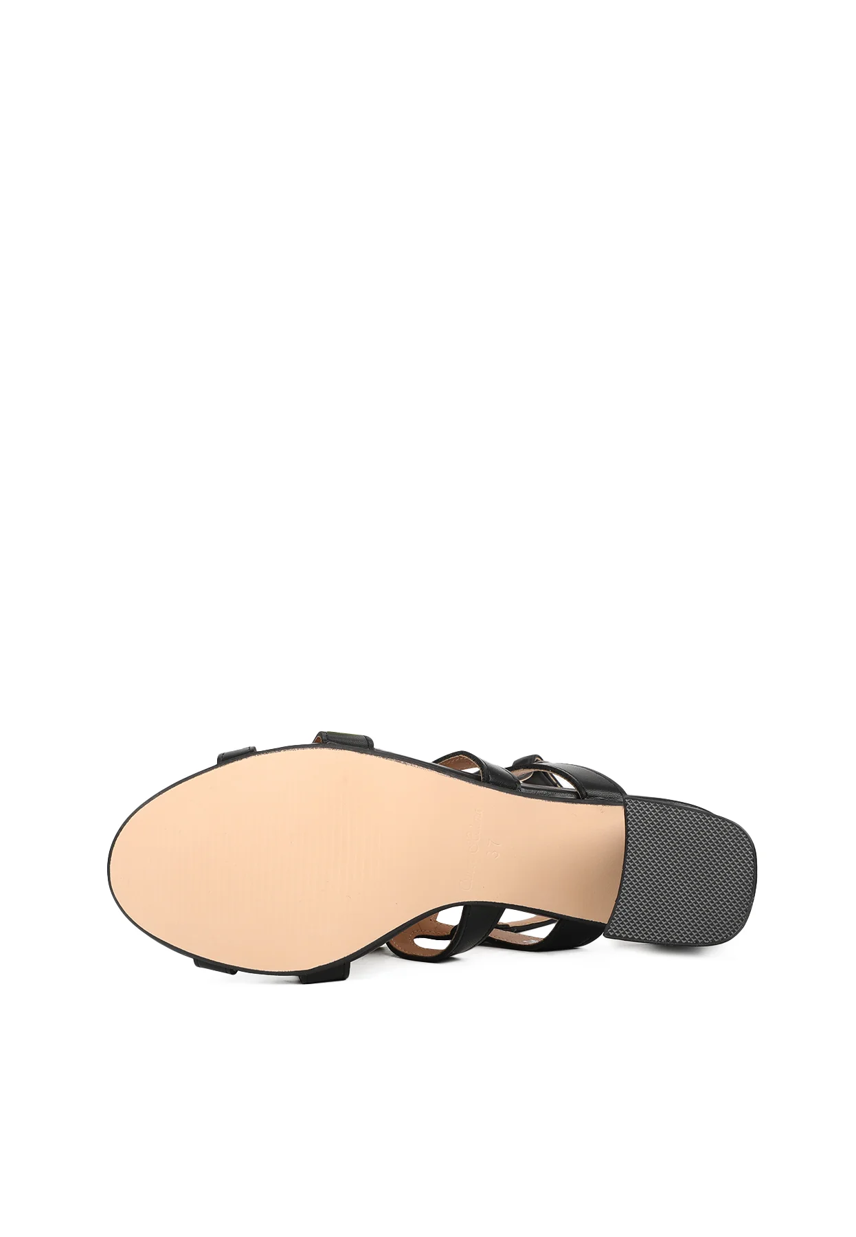 Sandali con fasce geometriche e tacco largo ZM9664 - Image 6