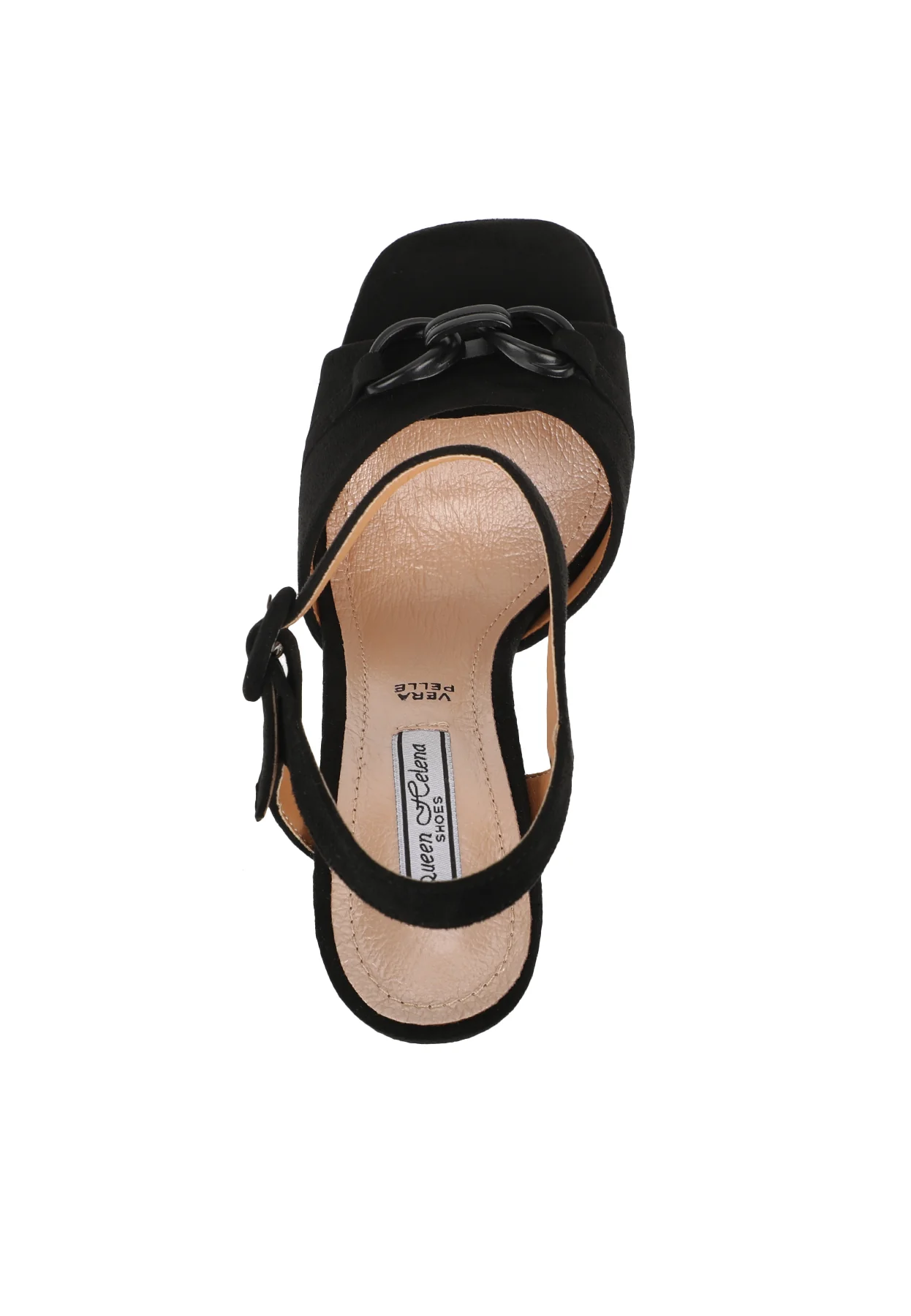 Sandali platform effetto camoscio con nodo decorativo ZM9689 - Image 12