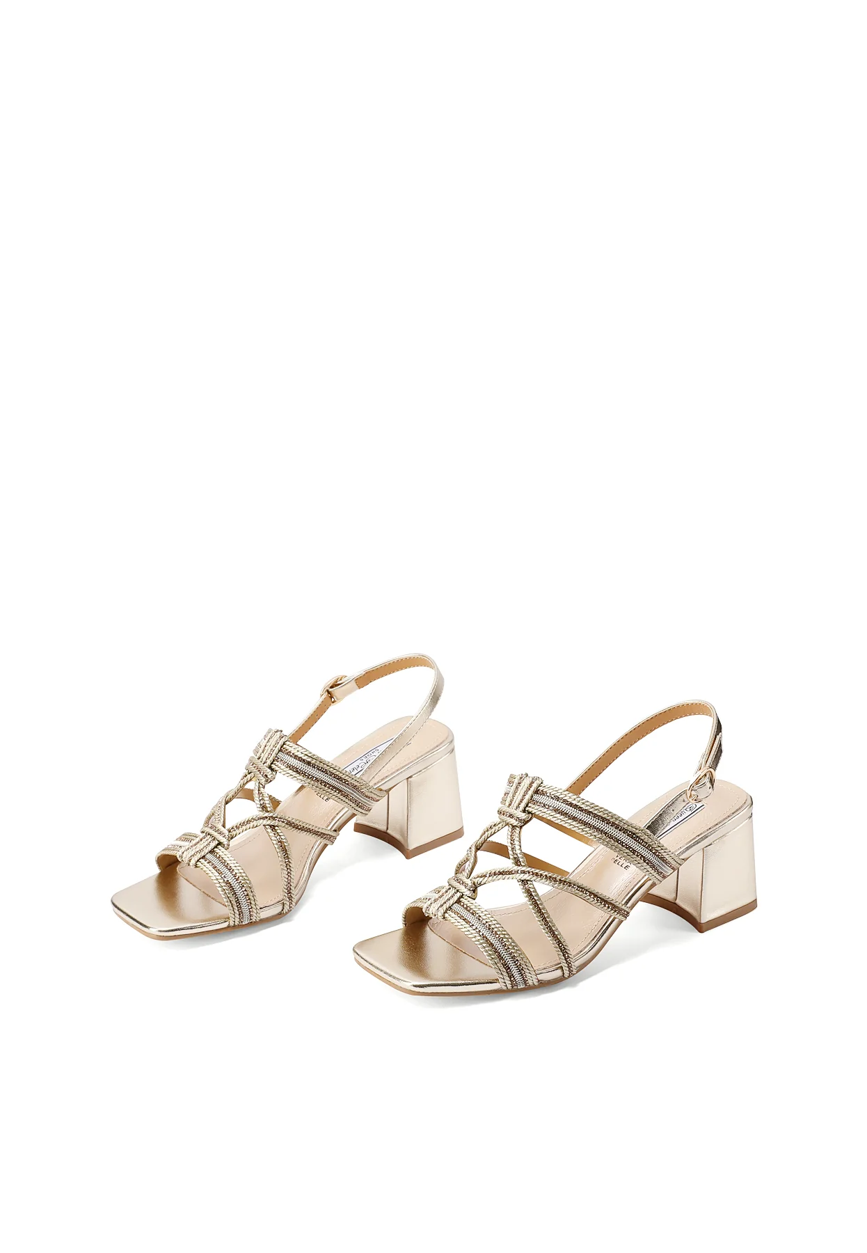 Sandali neri con cinturini incrociati e strass ZM9692 - Image 18