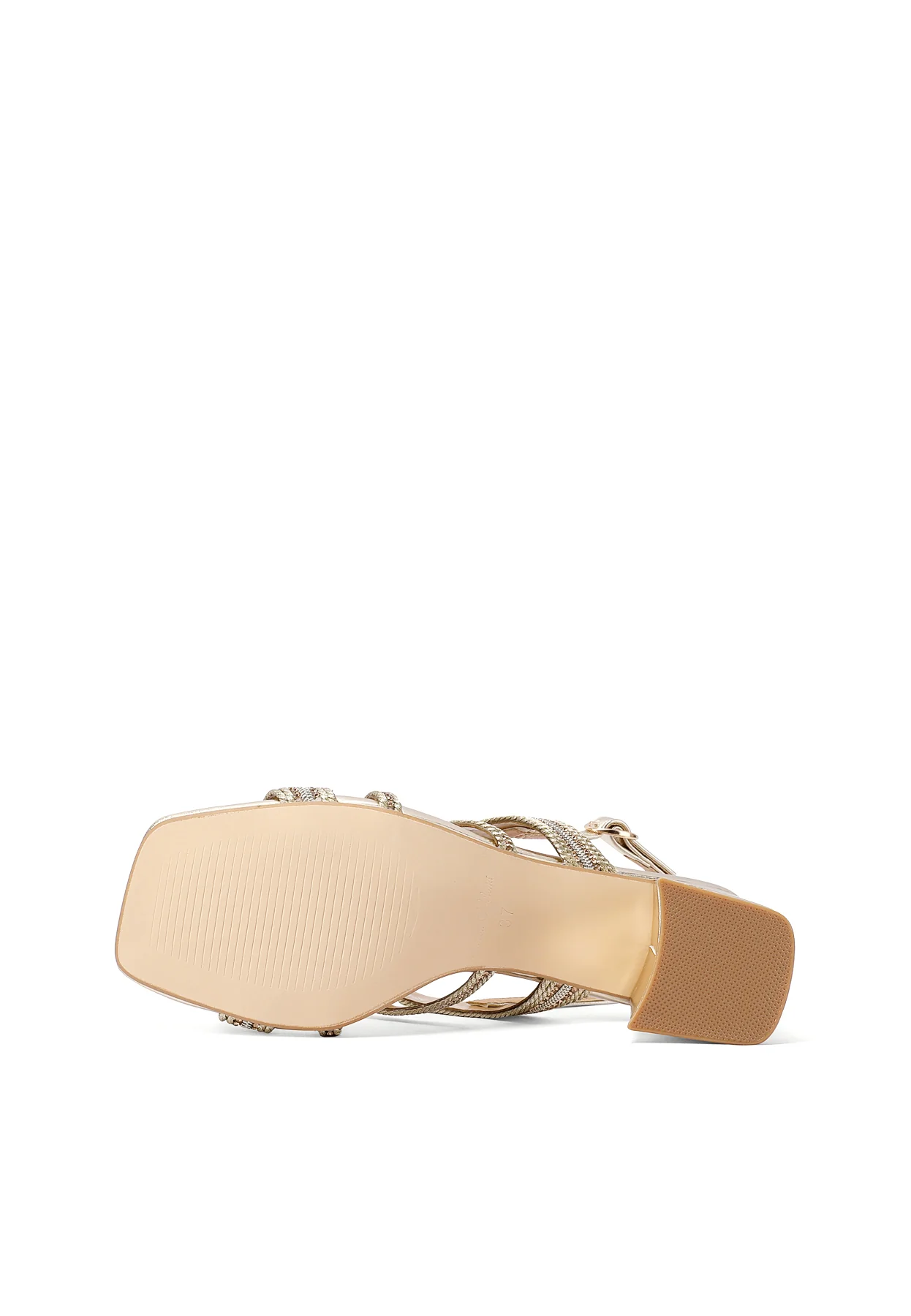 Sandali neri con cinturini incrociati e strass ZM9692 - Image 20