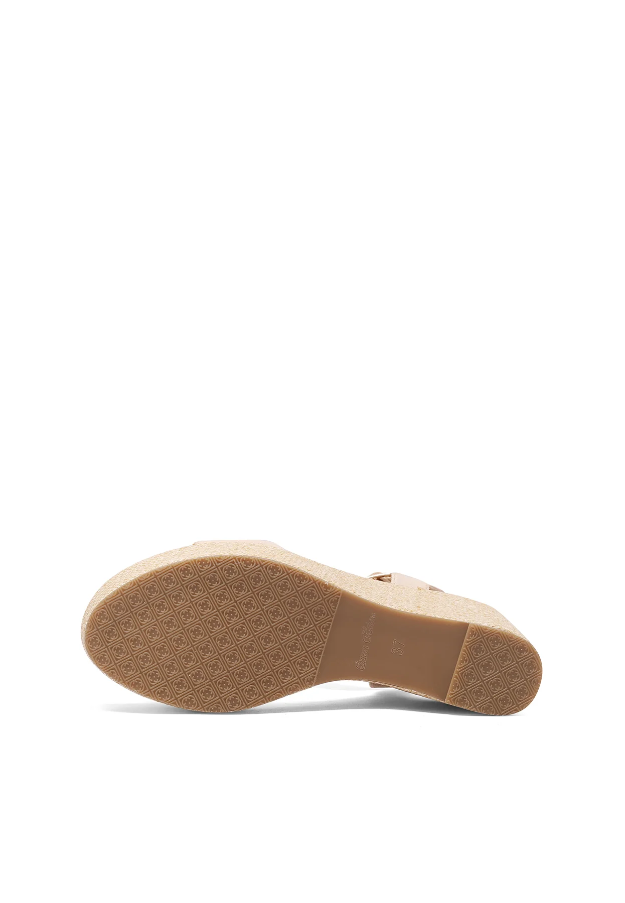 Sandali con zeppa platform e applicazione floreale ZM9694 - Image 13