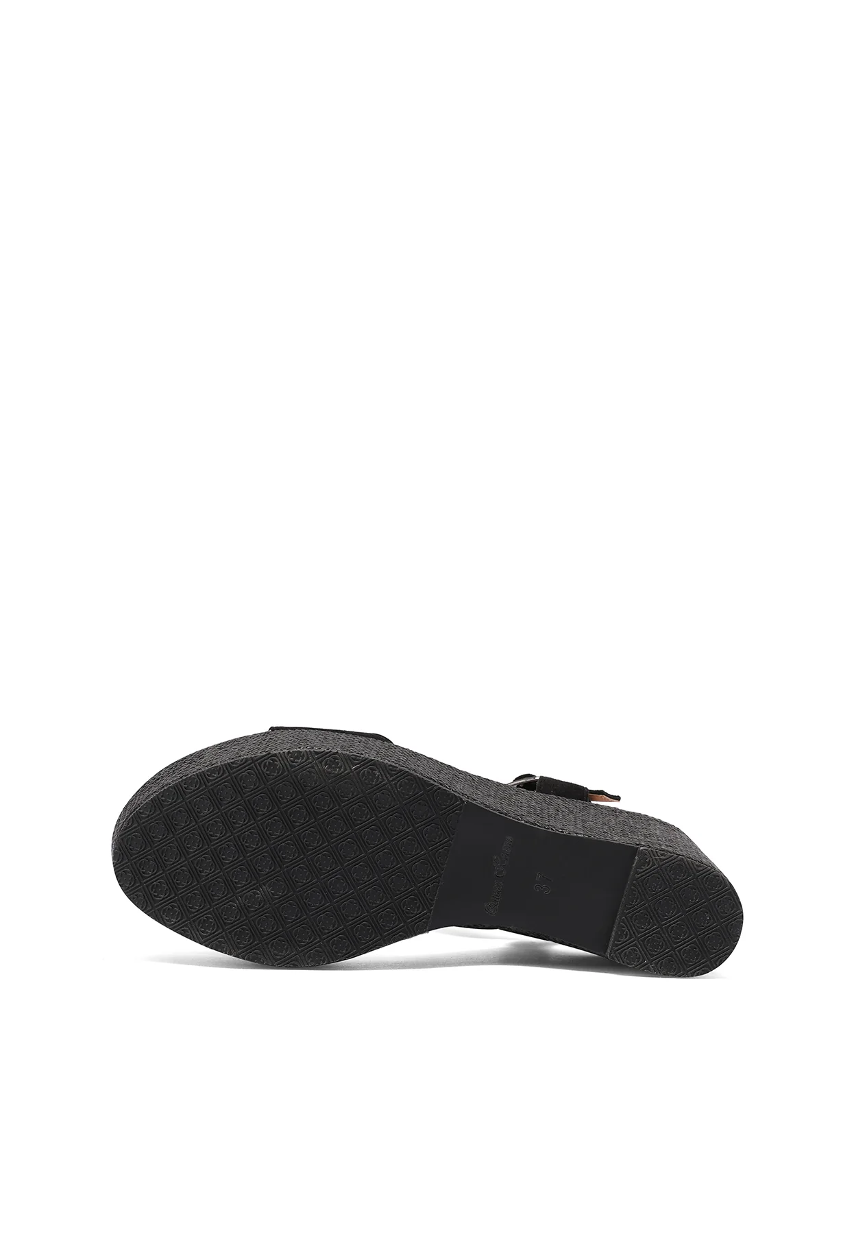 Sandali con zeppa platform e applicazione floreale ZM9694 - Image 6
