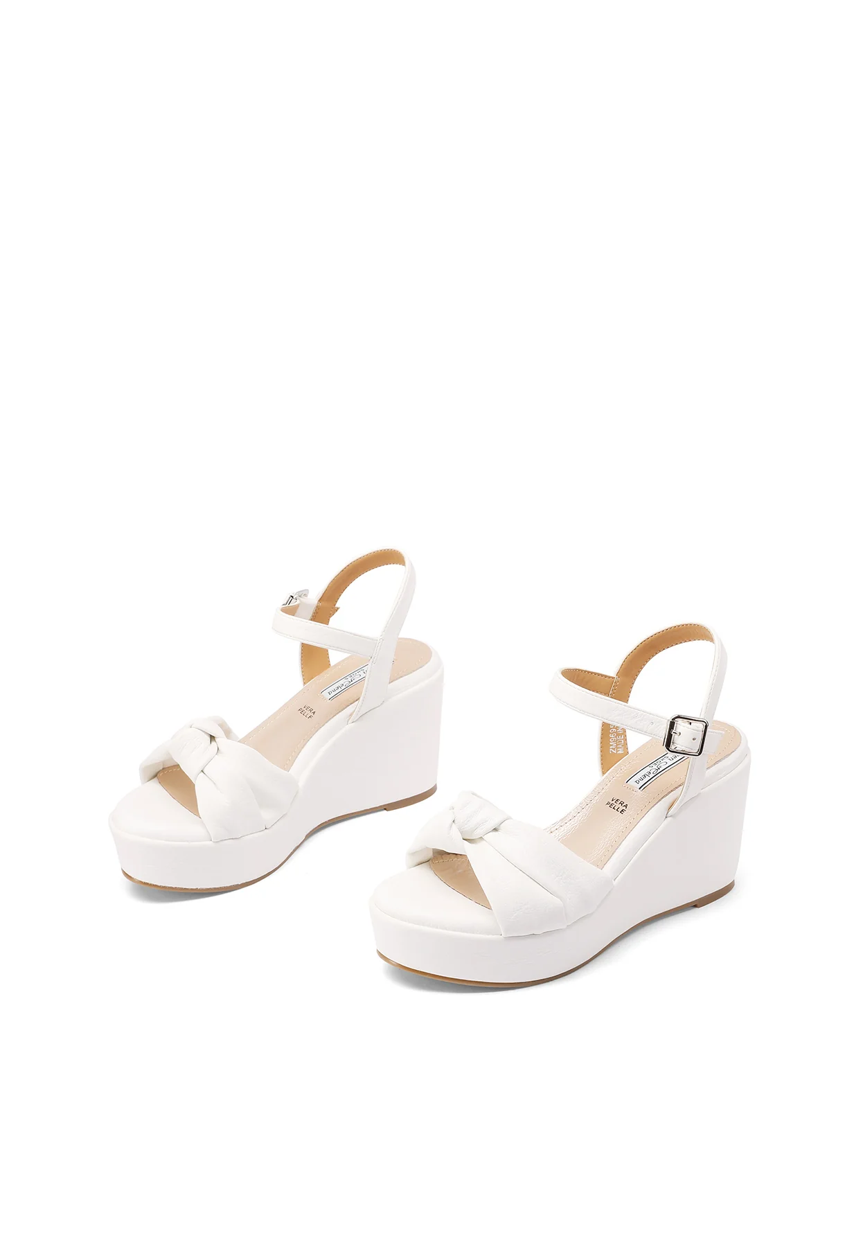Sandali con zeppa platform e fascia intrecciata ZM9695 - Image 18