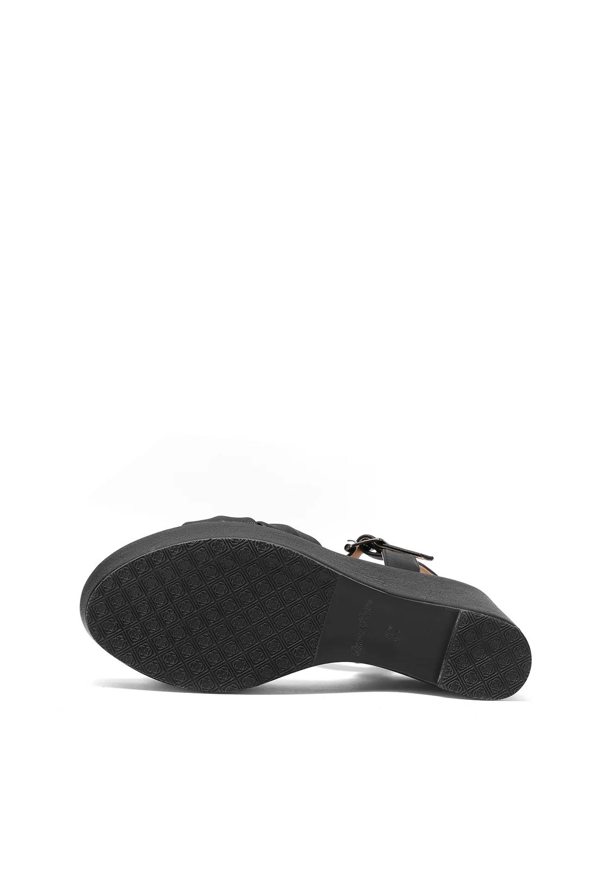 Sandali con zeppa platform e fascia intrecciata ZM9695 - Image 6