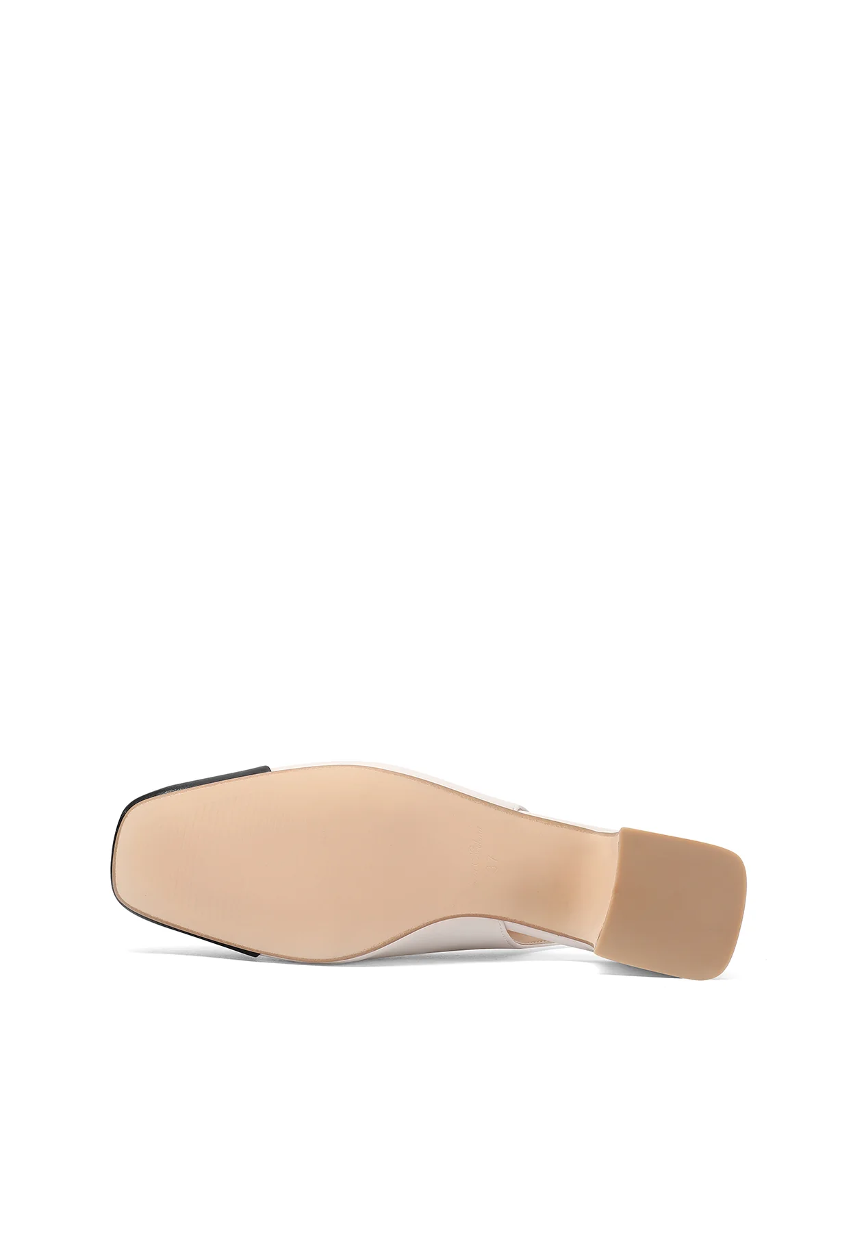Decollete slingback bicolor con punta a contrasto ZM9701 - Image 11