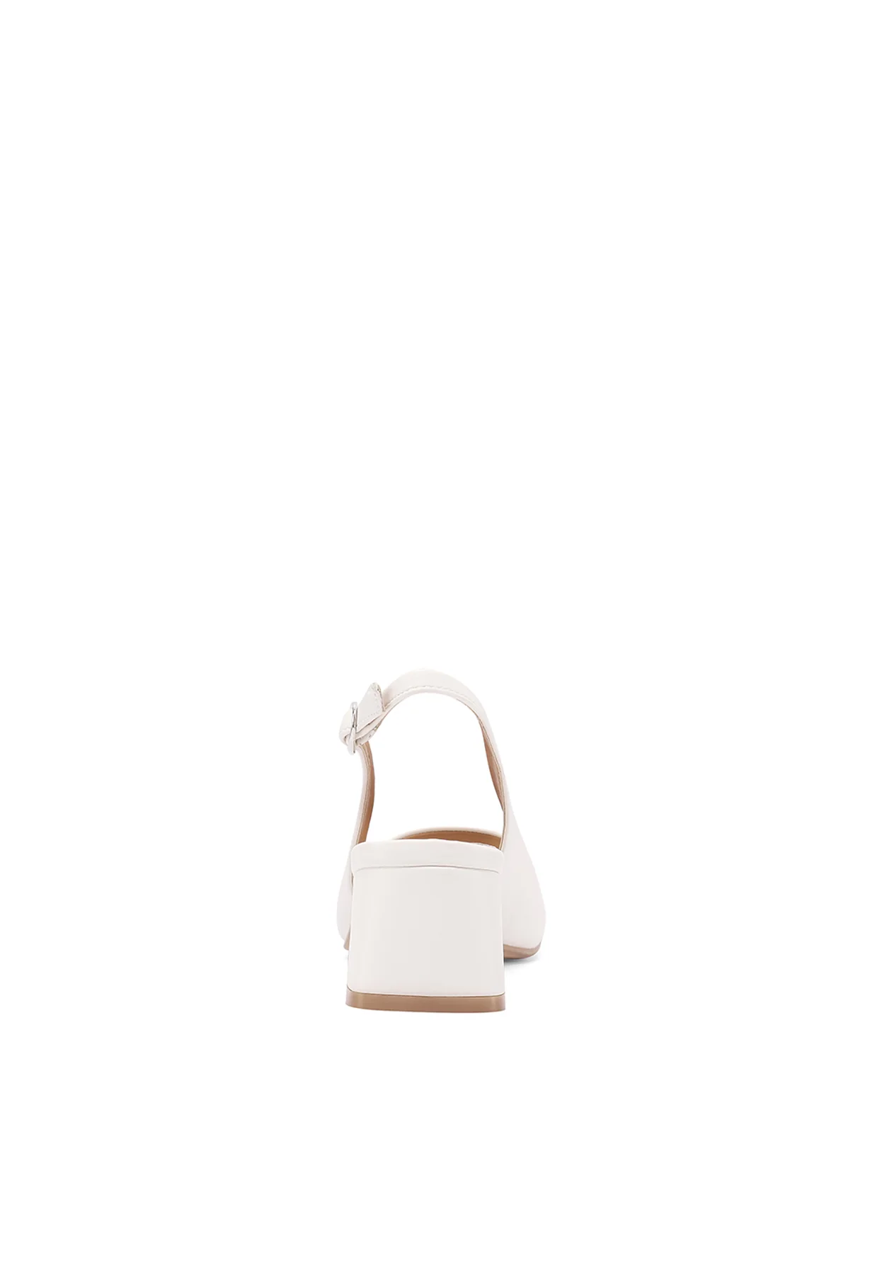 Decollete slingback bicolor con punta a contrasto ZM9701 - Image 13