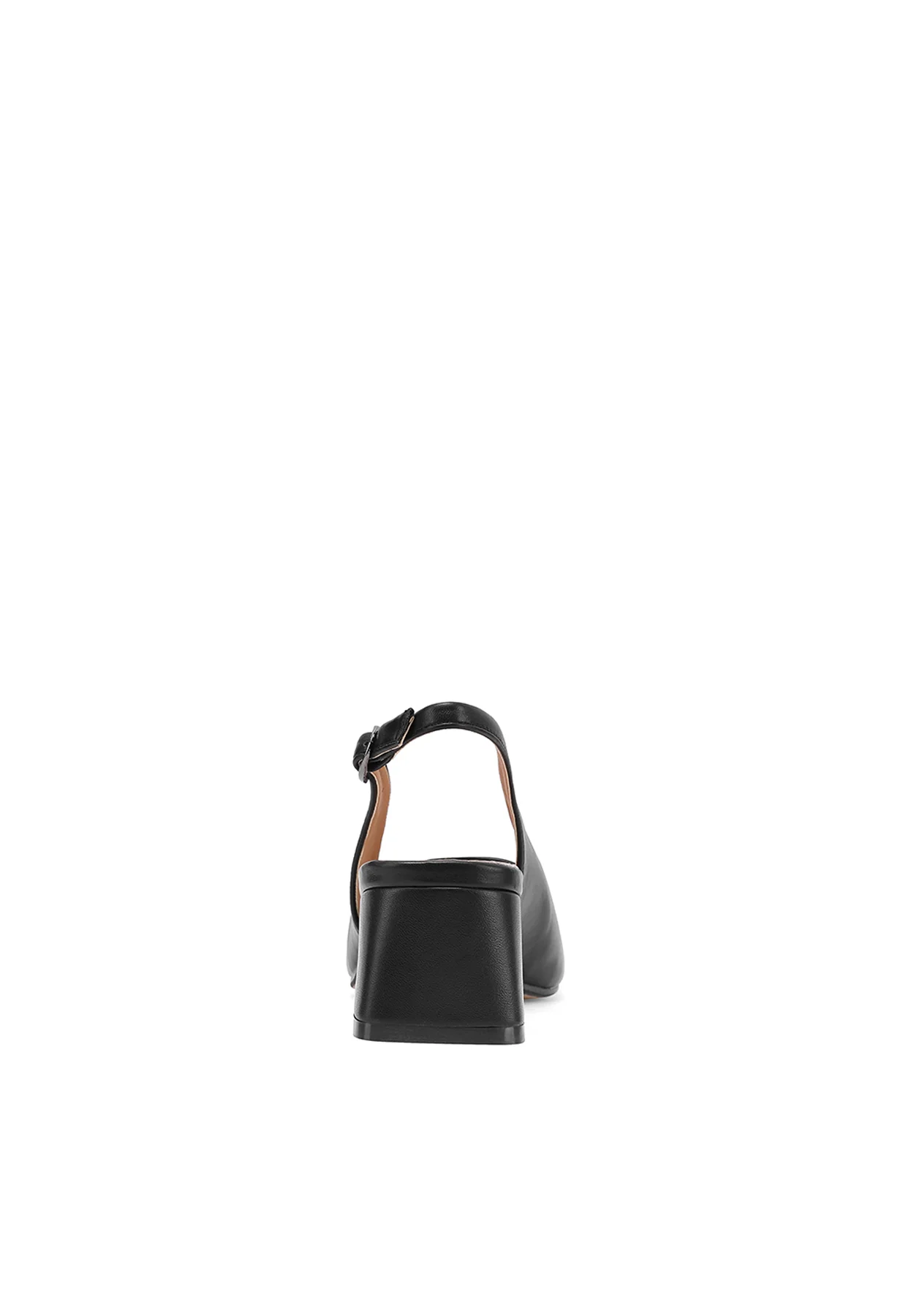 Decollete slingback bicolor con punta a contrasto ZM9701 - Image 5