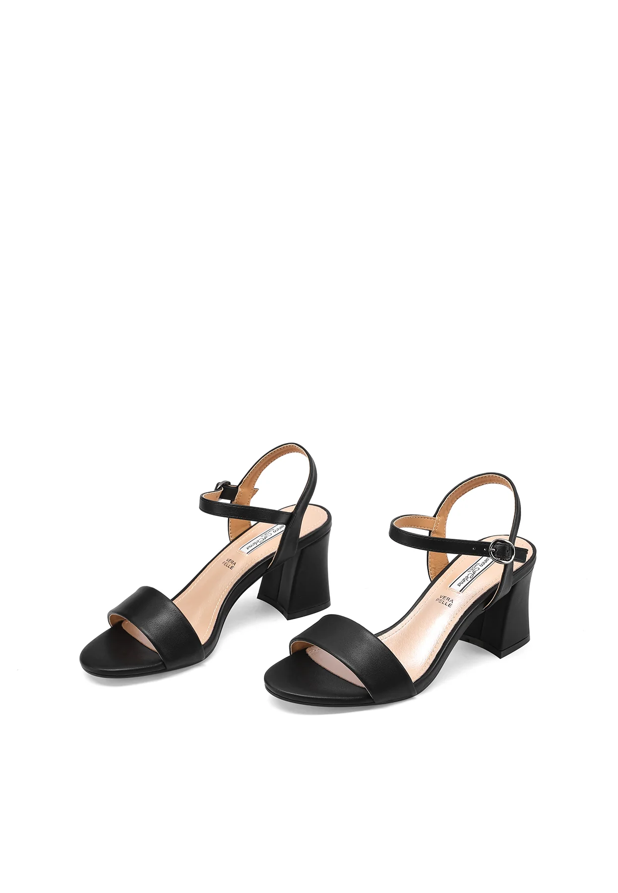Sandali minimal con tacco scultura ZM9719 - Image 12