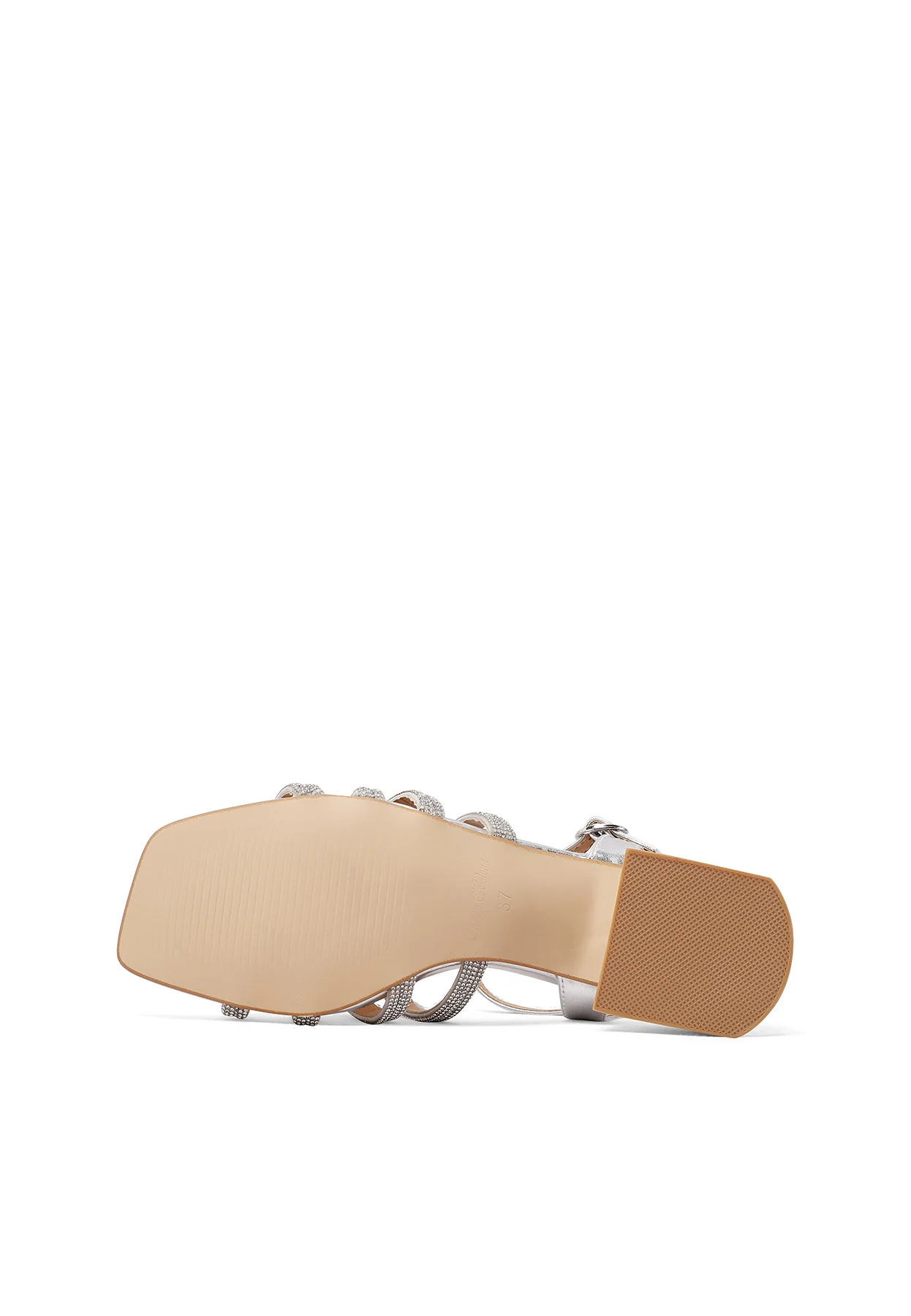 Sandali eleganti con fasce strass intrecciate e tacco basso ZM9920 - Image 20
