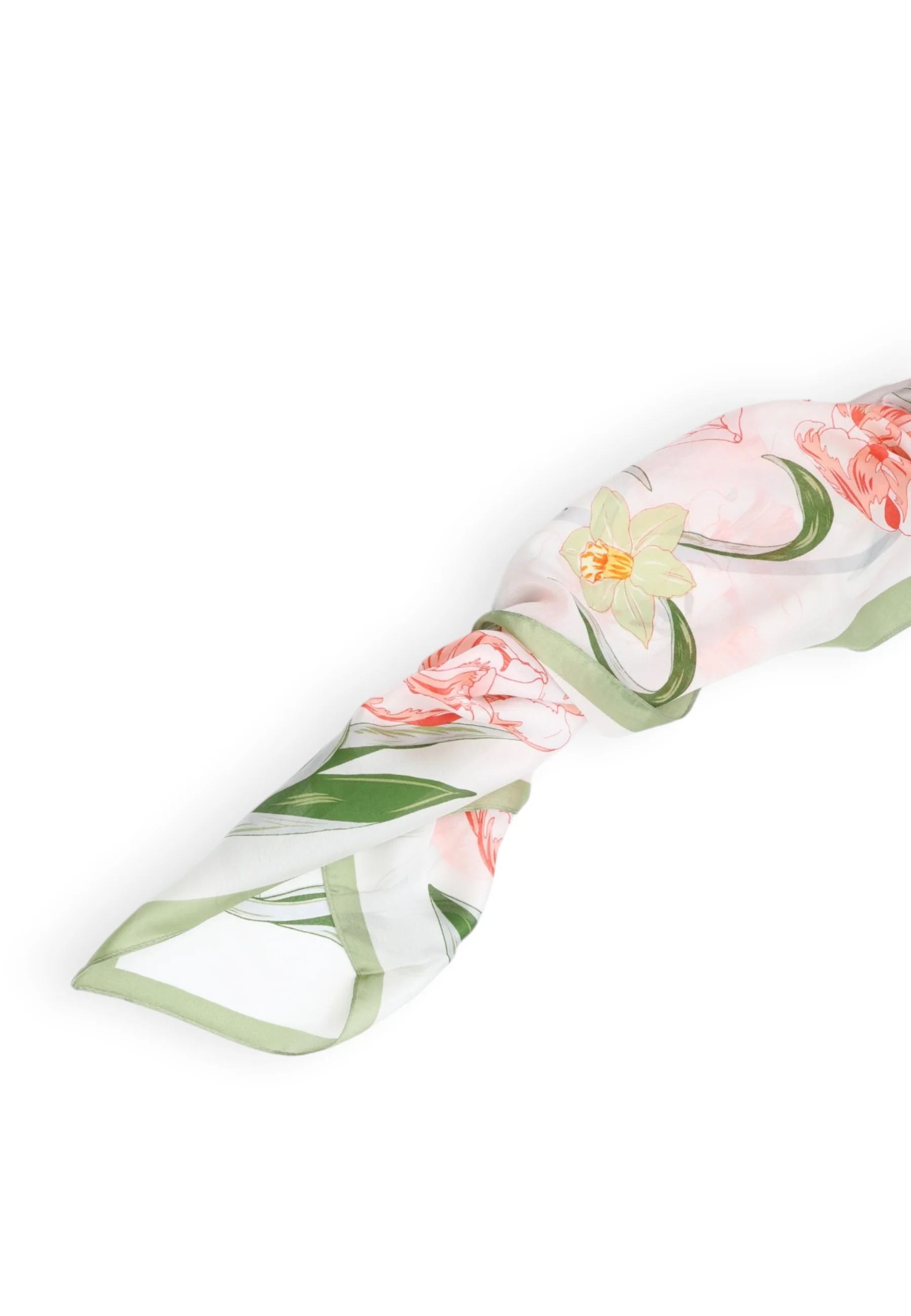 Foulard fantasia floreale leggero e raffinato SC14-1 - Image 13