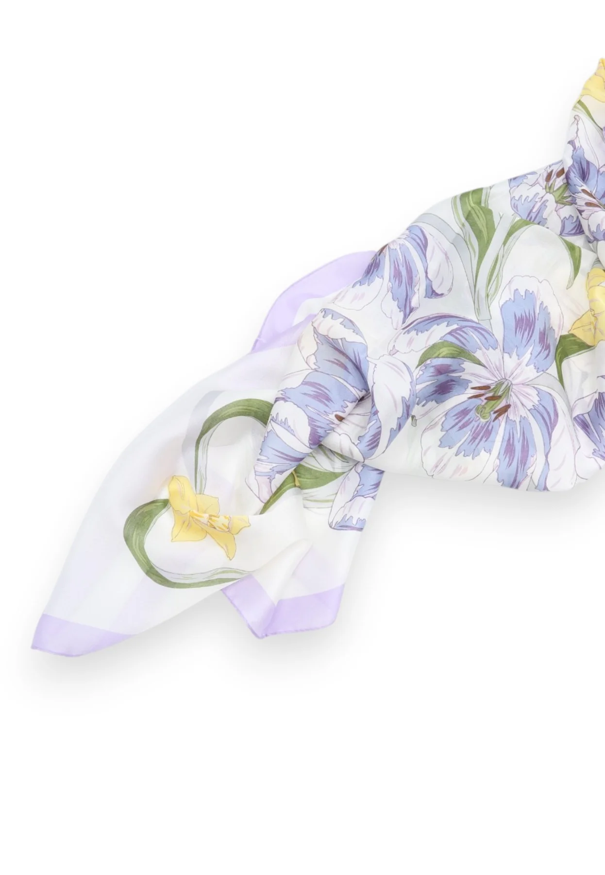 Foulard fantasia floreale leggero e raffinato SC14-1 - Image 8
