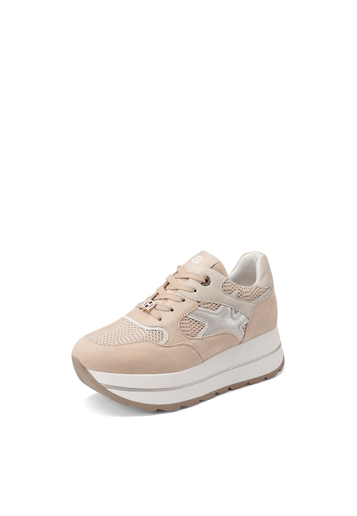 Sneakers donna con zeppa e dettagli grafici X34-25 - Image 12