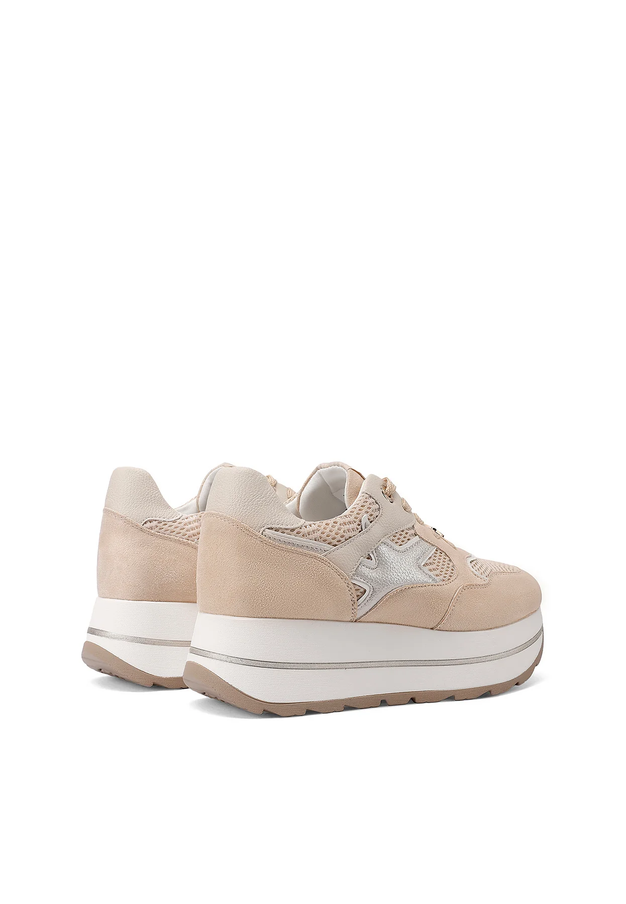 Sneakers donna con zeppa e dettagli grafici X34-25 - Image 13