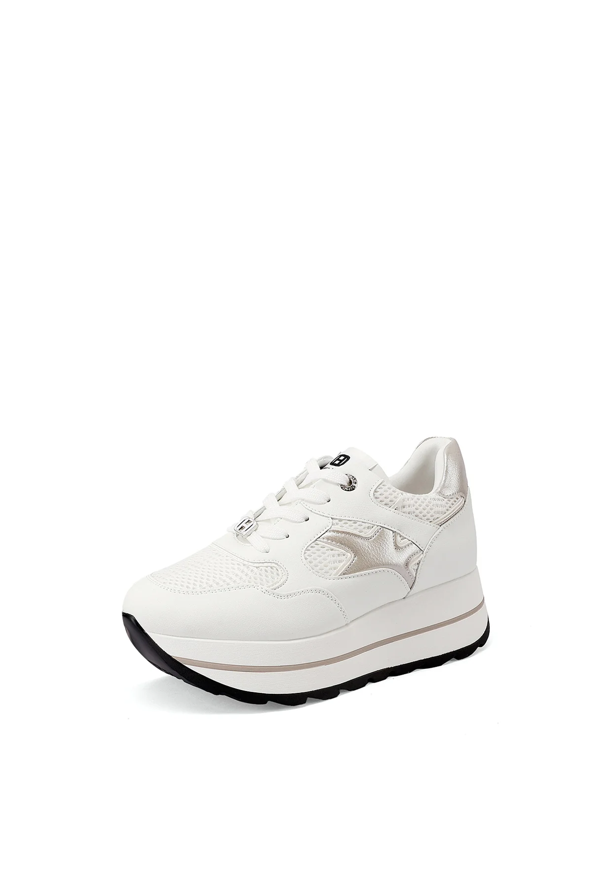 Sneakers donna con zeppa e dettagli grafici X34-25 - Image 20