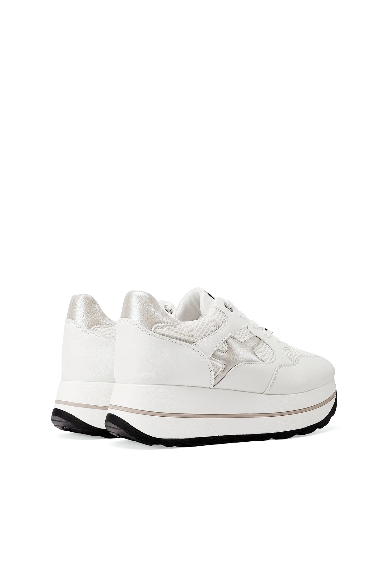 Sneakers donna con zeppa e dettagli grafici X34-25 - Image 21
