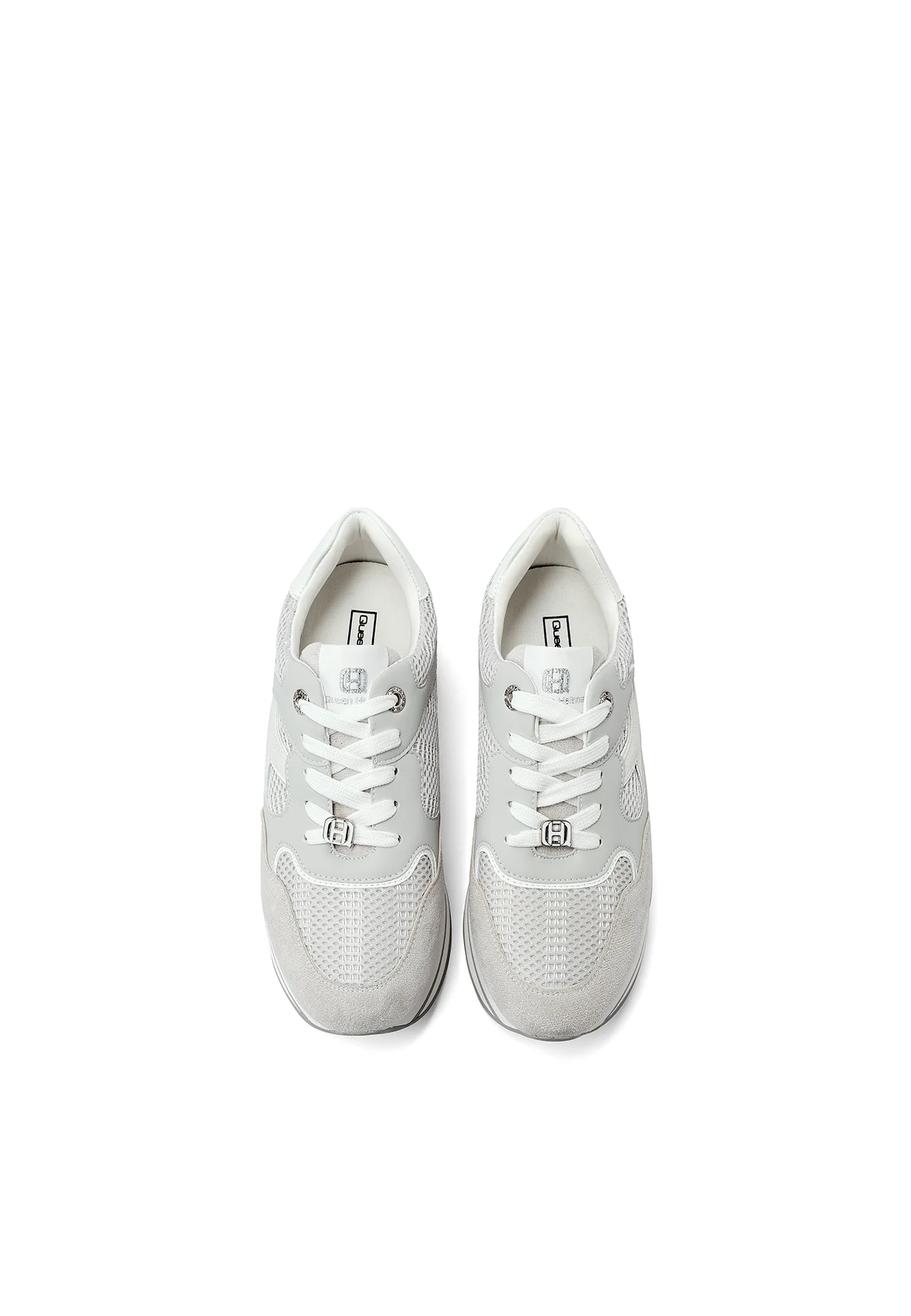 Sneakers donna con zeppa e dettagli grafici X34-25 - Image 38
