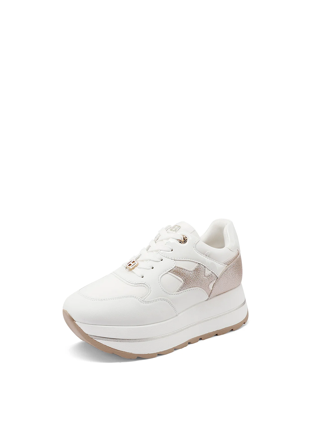 Sneakers donna con zeppa e dettagli grafici X34-25 - Image 44