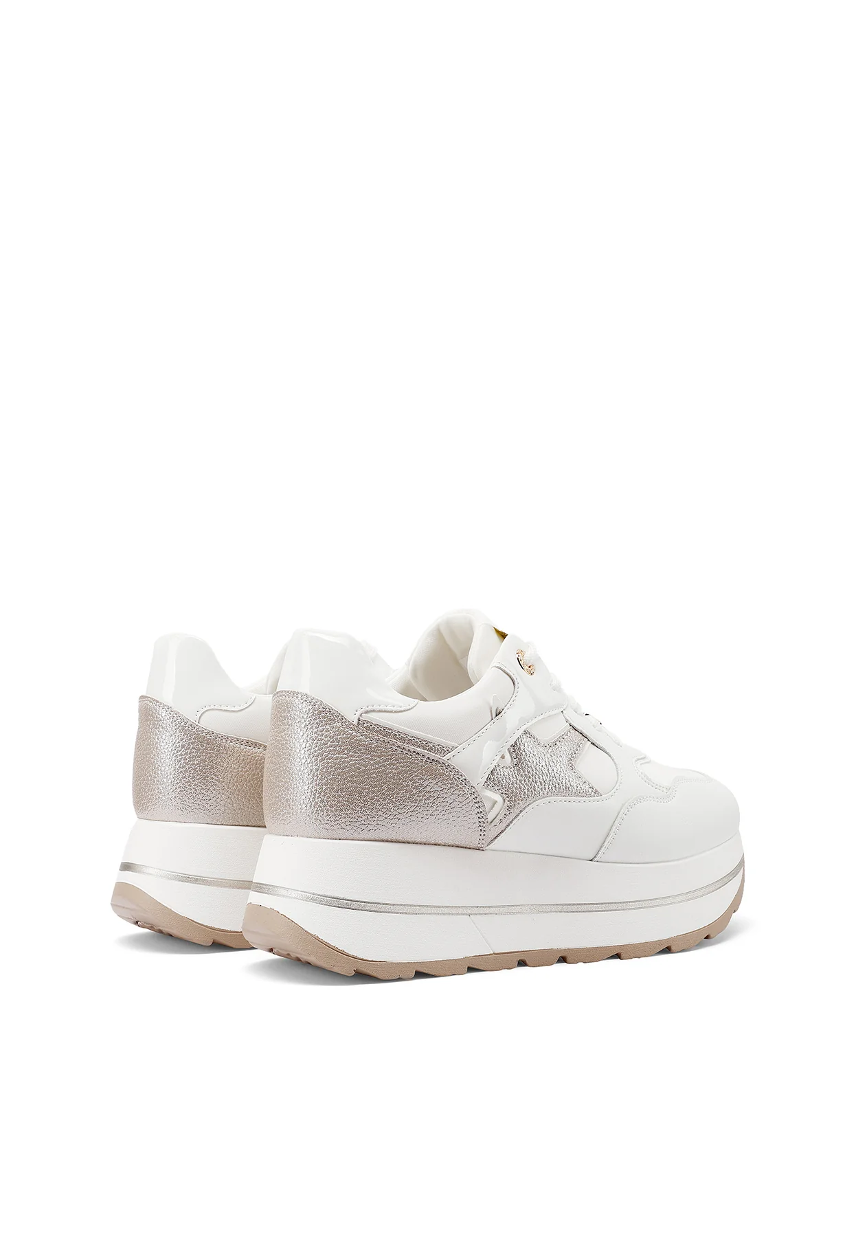 Sneakers donna con zeppa e dettagli grafici X34-25 - Image 45