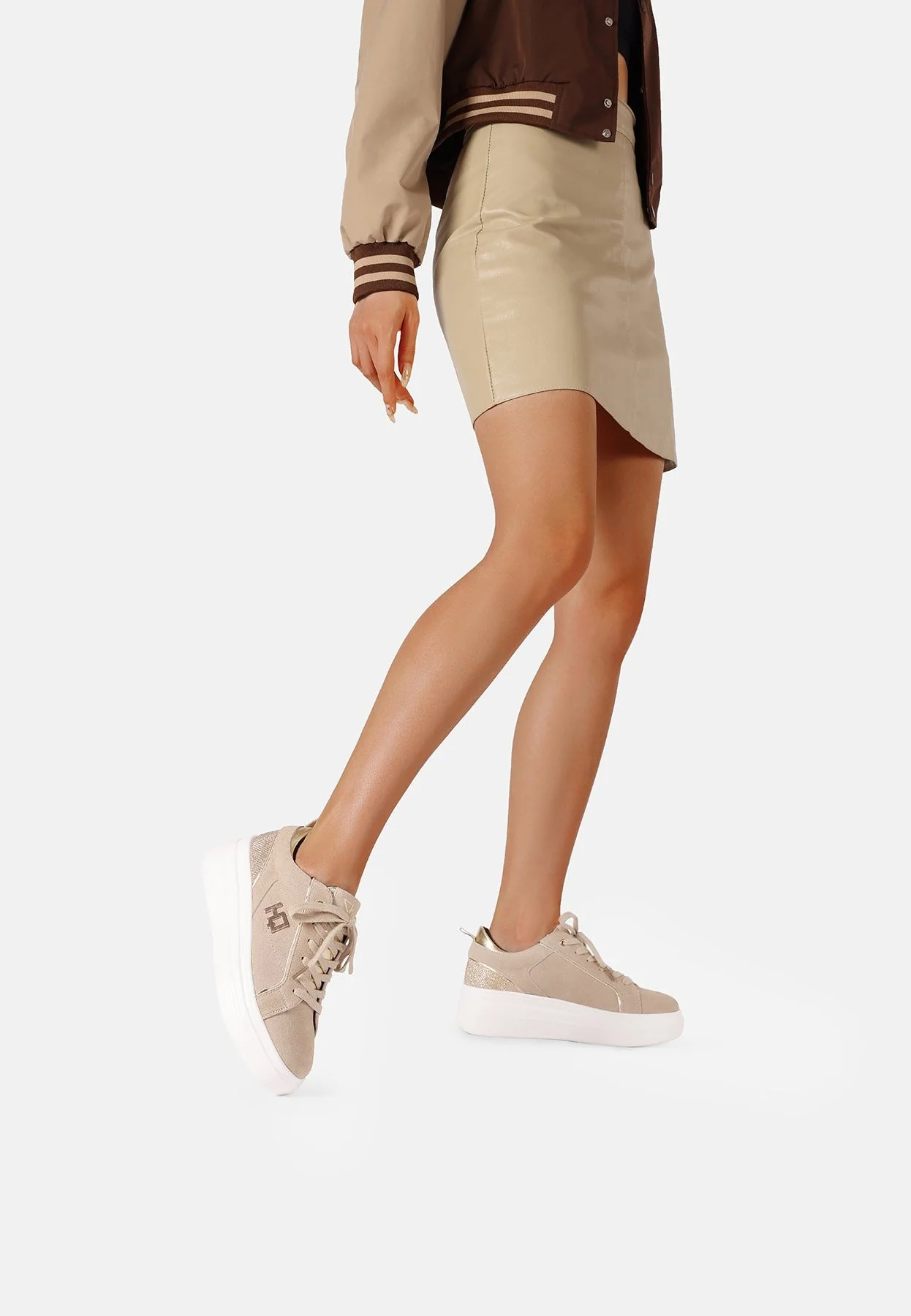 Sneakers in vera pelle QH8001 - Image 8