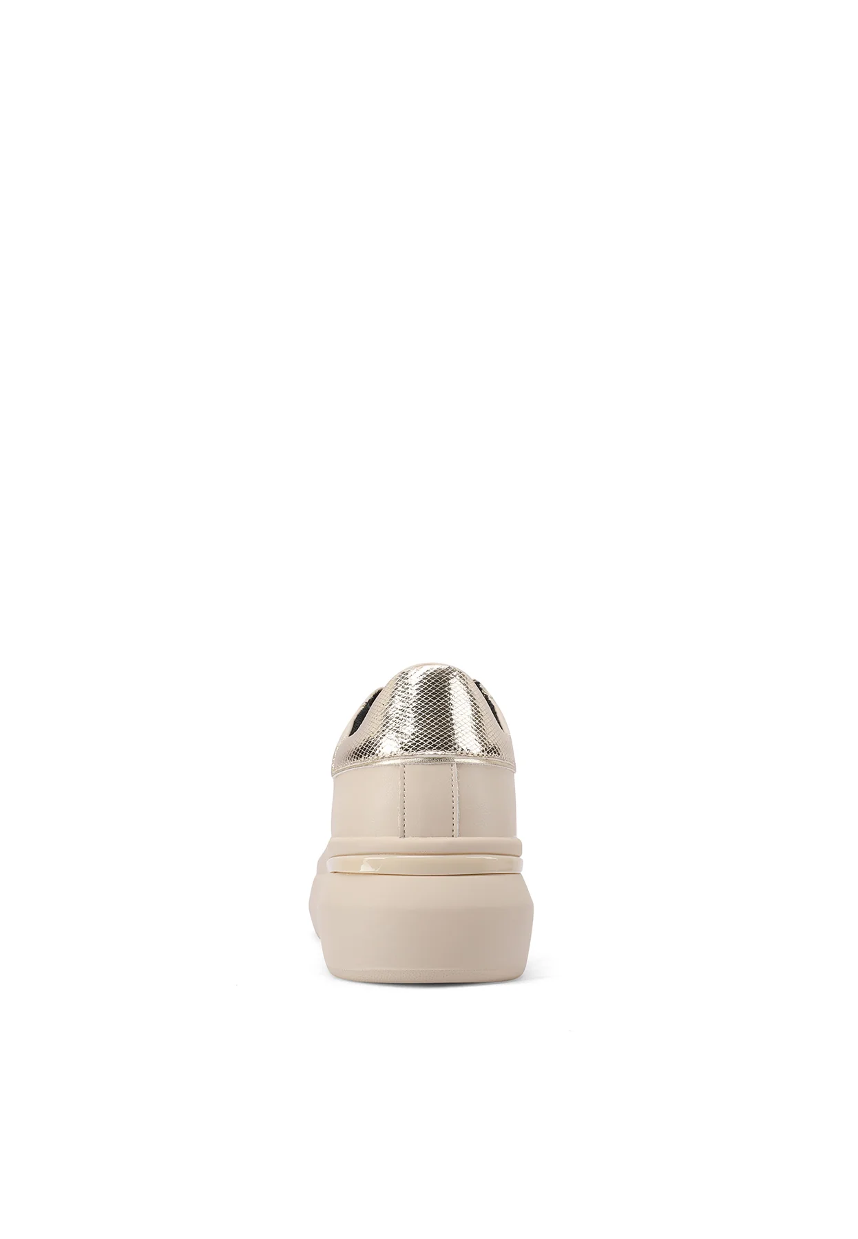 Sneakers in vera pelle con dettagli metallizzati QH8003 - Image 12