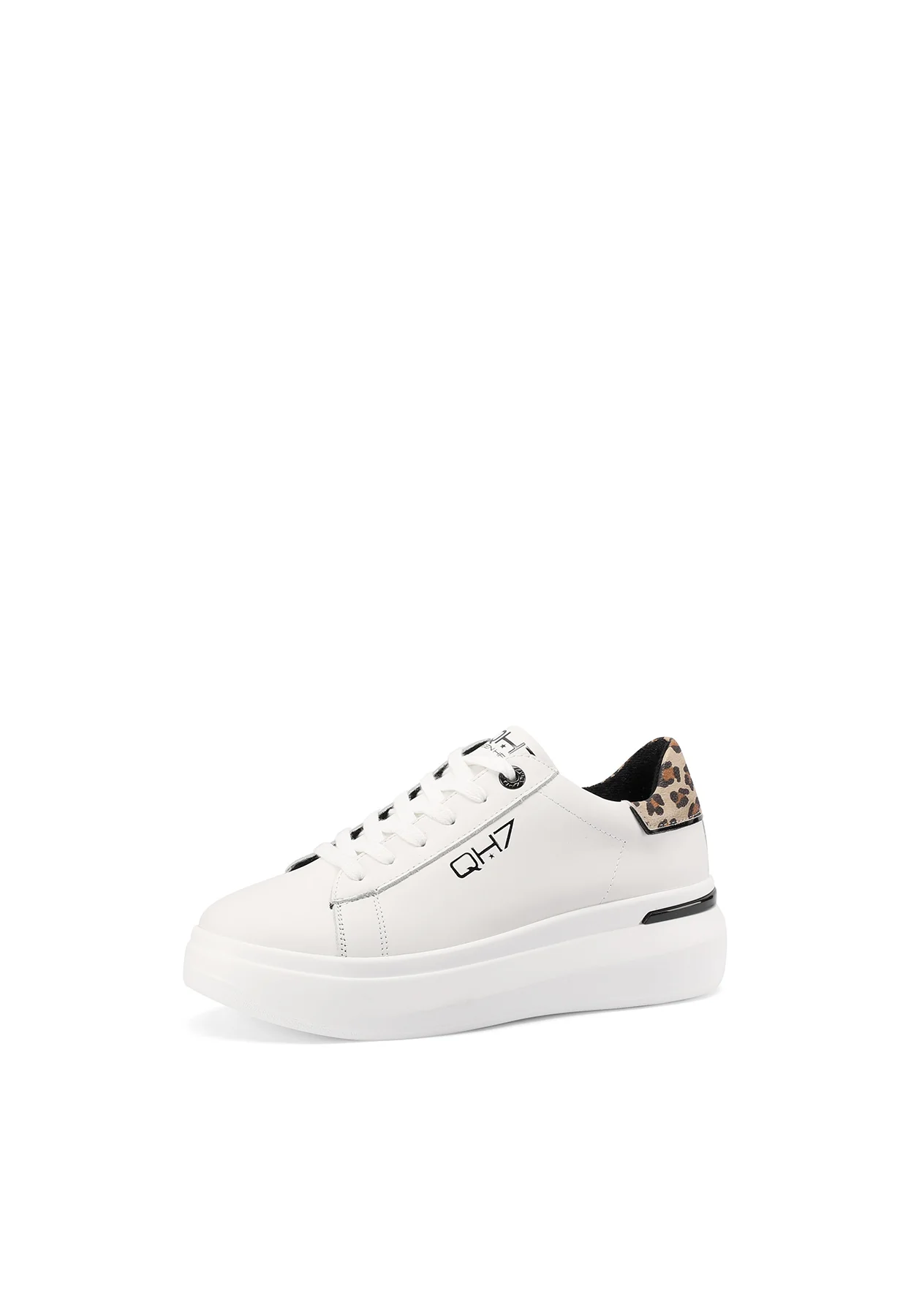 Sneakers in vera pelle con dettagli metallizzati QH8003 - Image 17