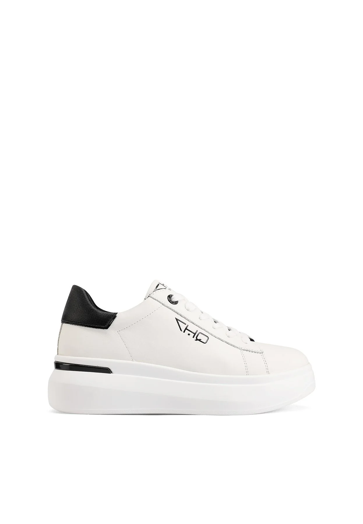 Sneakers in vera pelle con dettagli metallizzati QH8003 - Image 23
