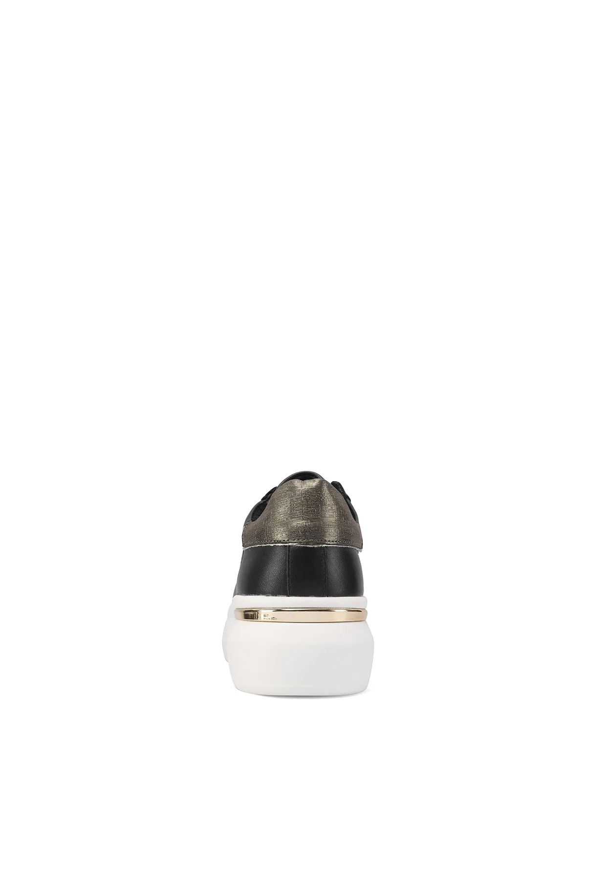 Sneakers in vera pelle con dettagli metallizzati QH8003 - Image 5