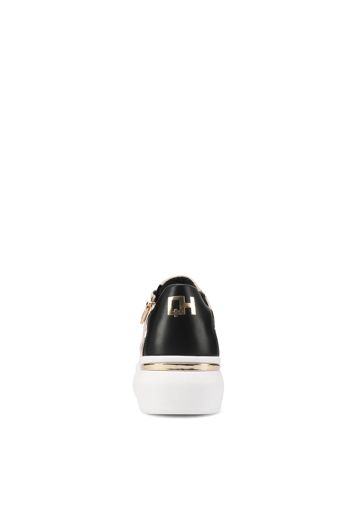 Sneakers in vera pelle con suola alta QH8004 - Image 12
