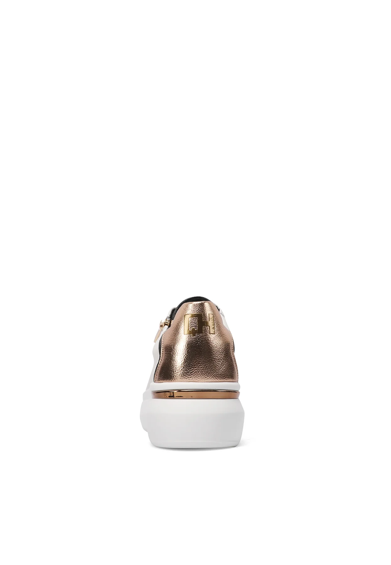 Sneakers in vera pelle con suola alta QH8004 - Image 19