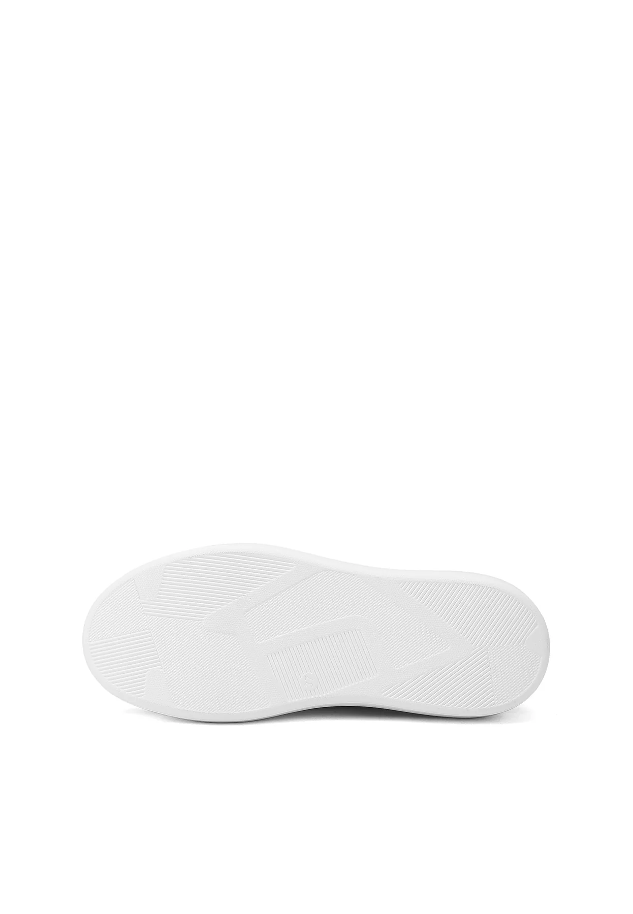 Sneakers in vera pelle con suola alta QH8004 - Image 5