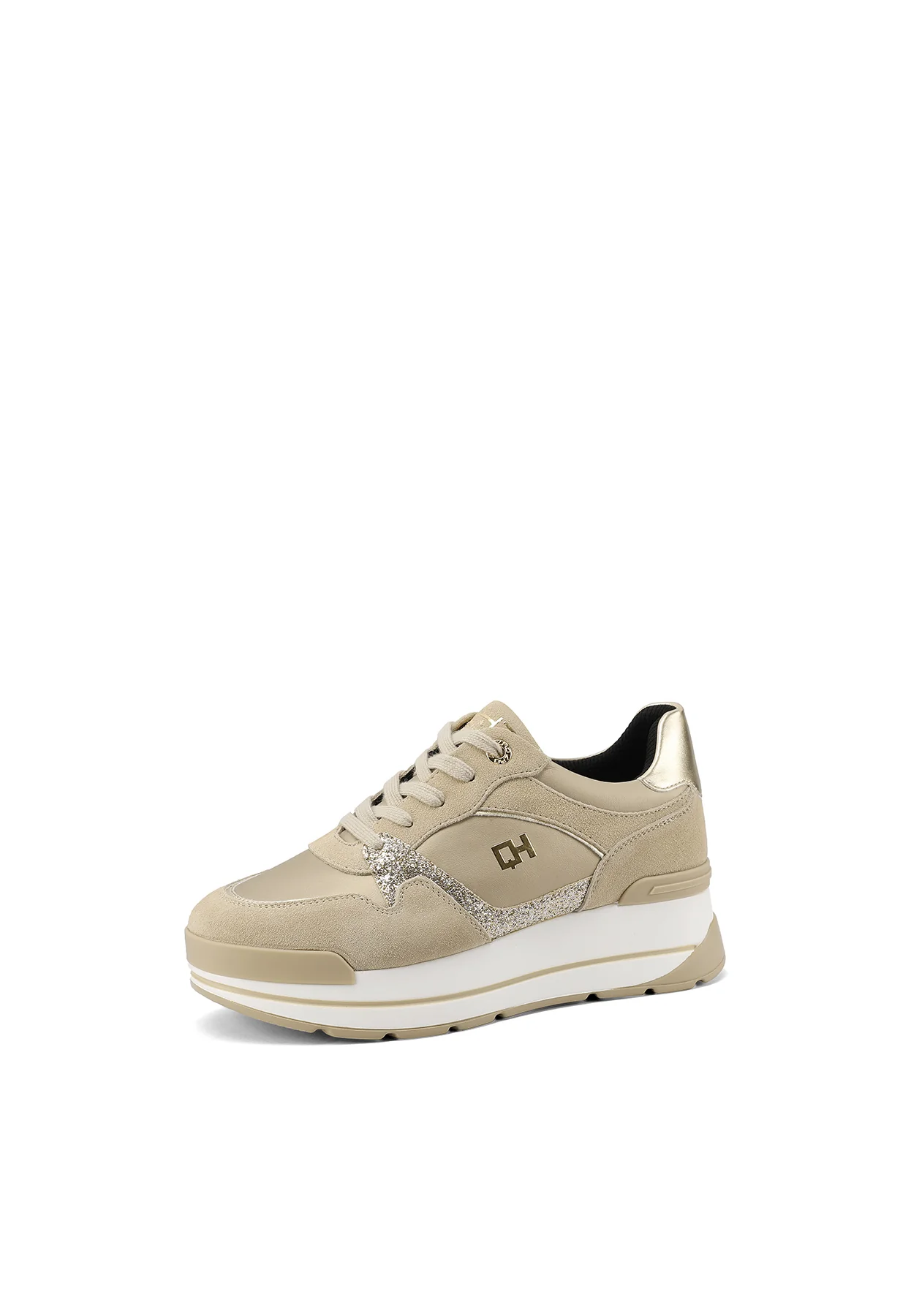 Sneakers da donna con glitter e platform QH8005 - Image 10
