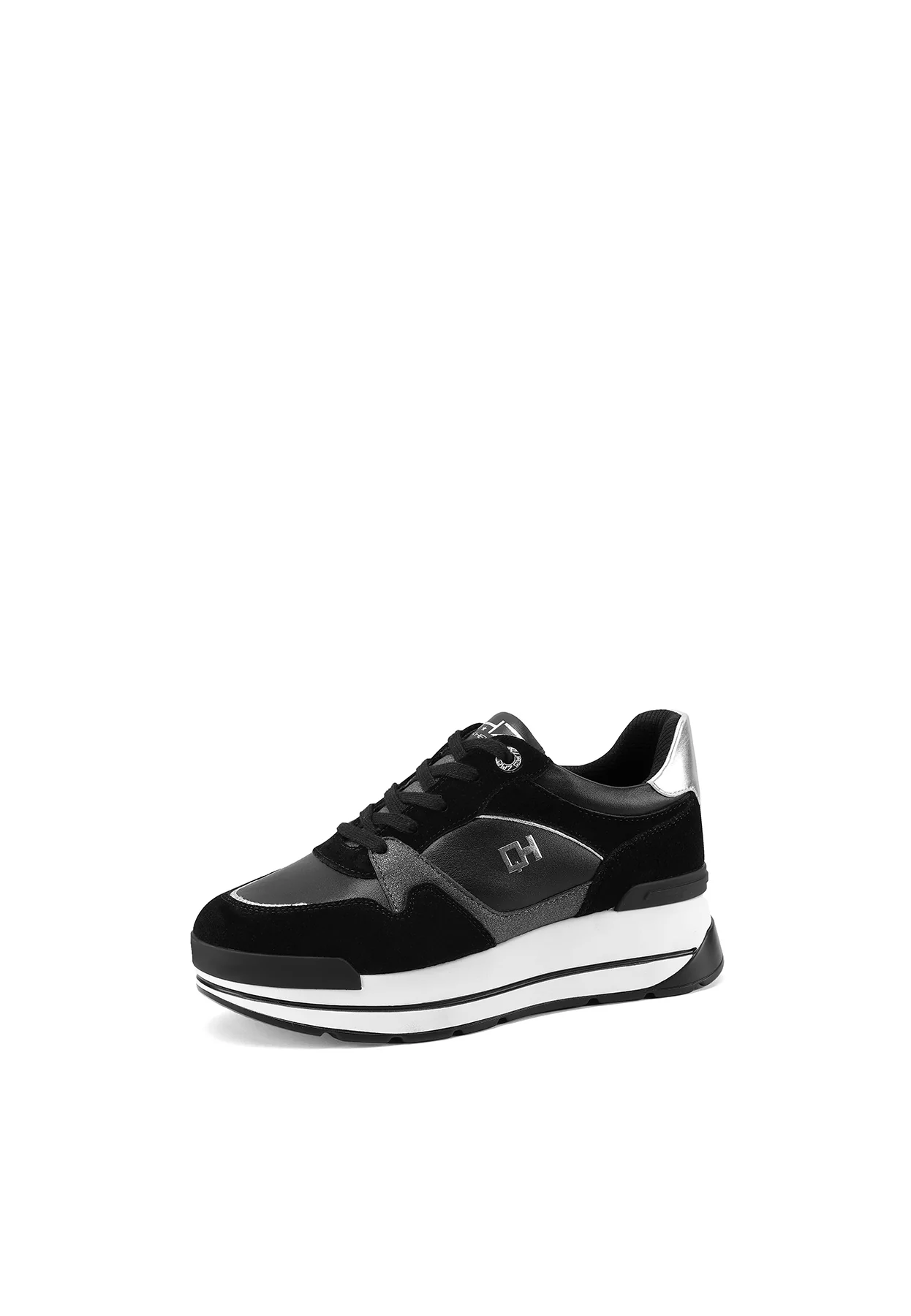 Sneakers da donna con glitter e platform QH8005 - Image 3