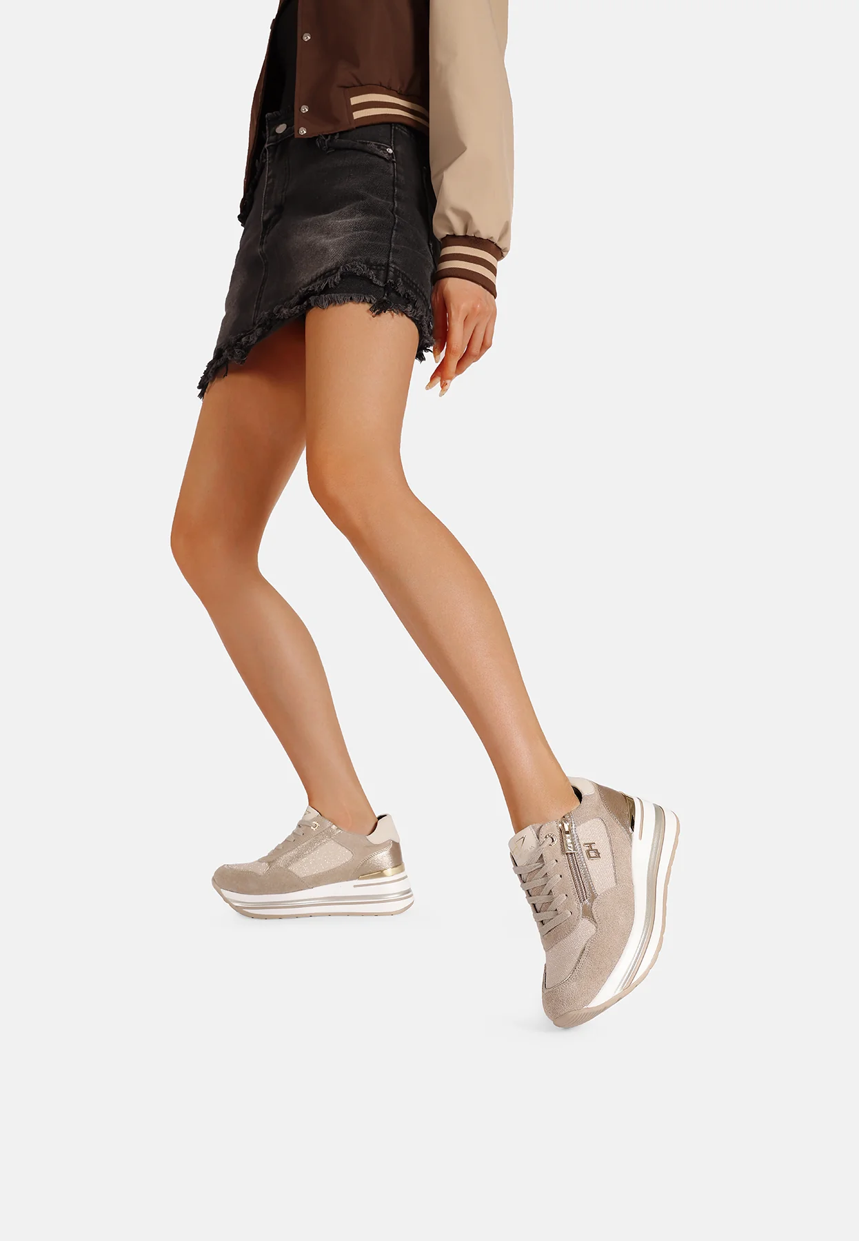 Sneakers da donna con platform QH8007 - Image 14
