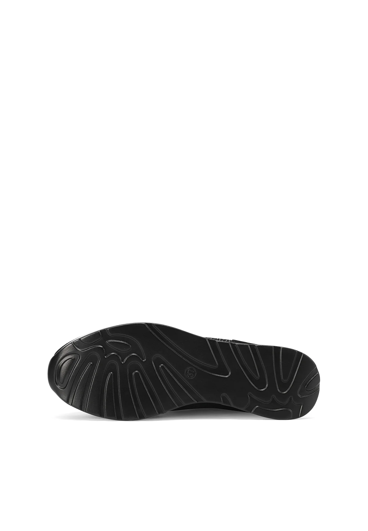 Sneakers in vera pelle con zeppa QH8010 - Image 6