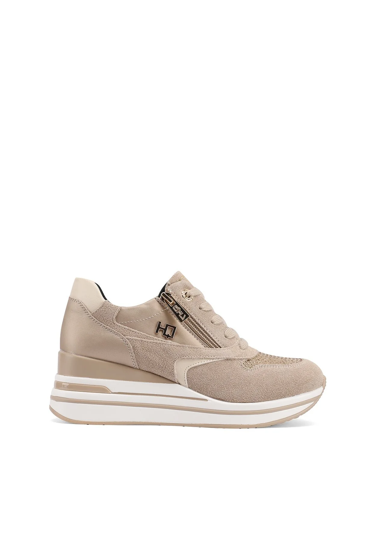 Sneakers in vera pelle con platform QH8013 - Image 9