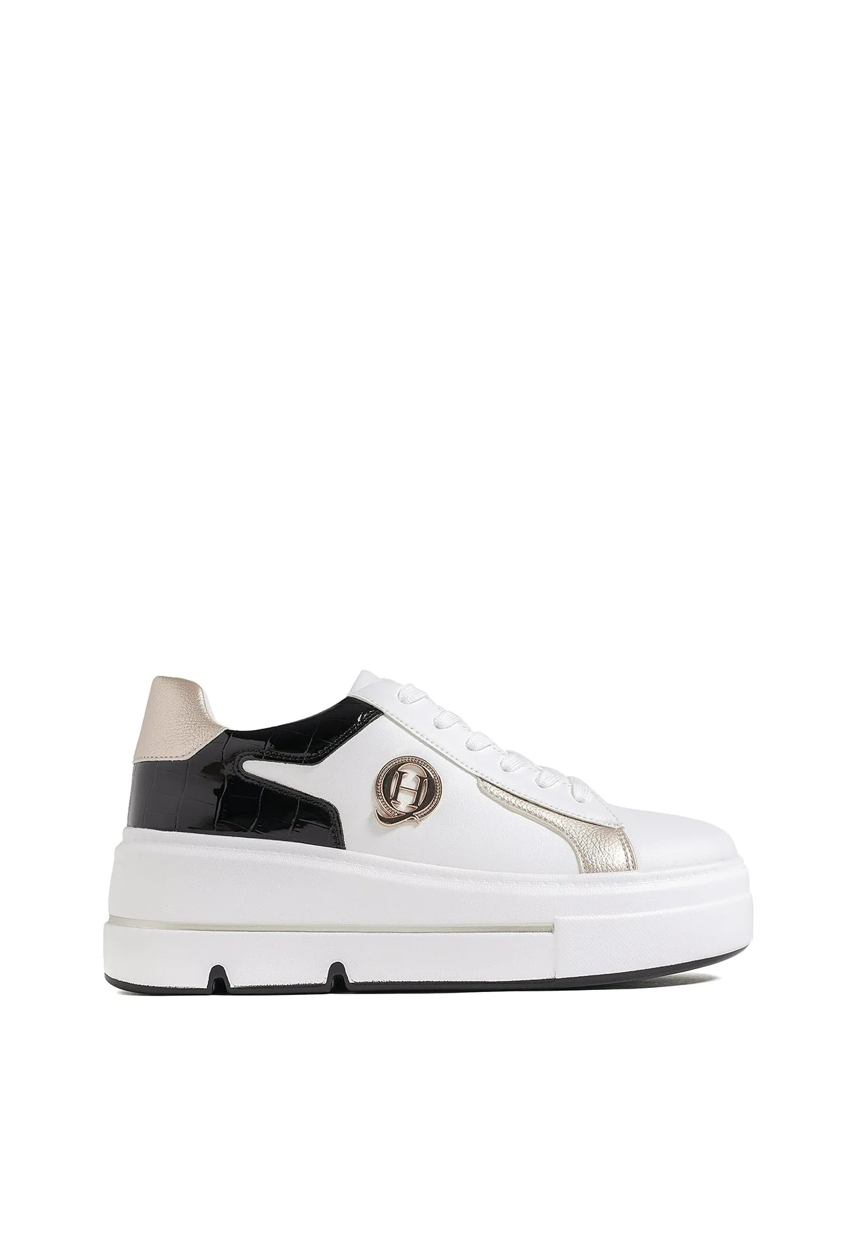 Sneakers con trama brandizzata e dettagli metallici X30-12 - Image 18