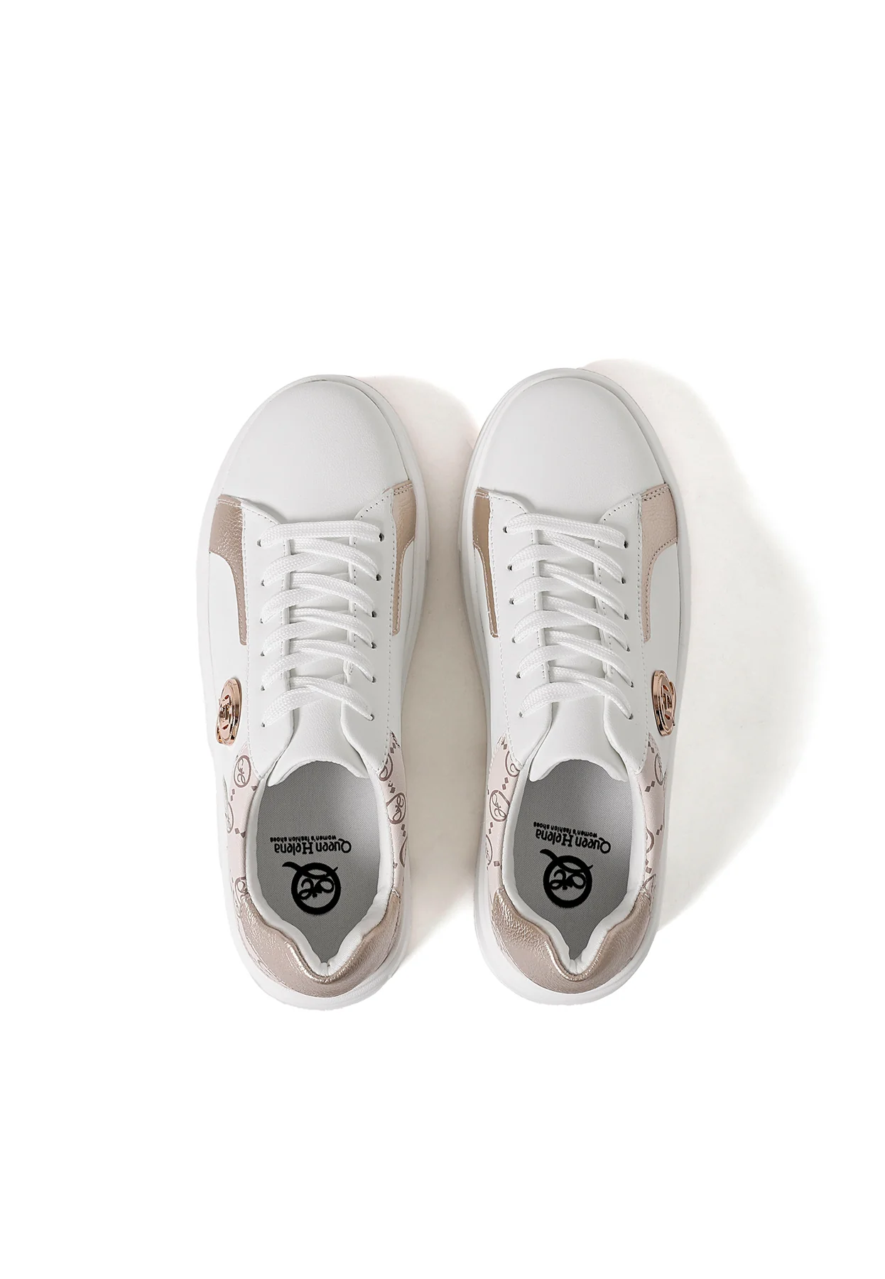 Sneakers con trama brandizzata e dettagli metallici X30-12 - Image 29