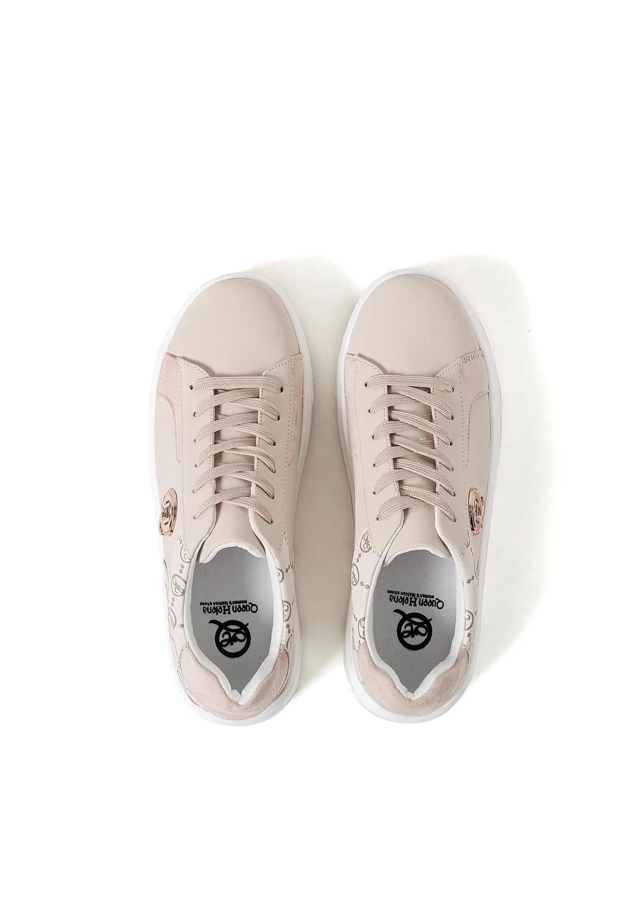 Sneakers con trama brandizzata e dettagli metallici X30-12 - Image 6